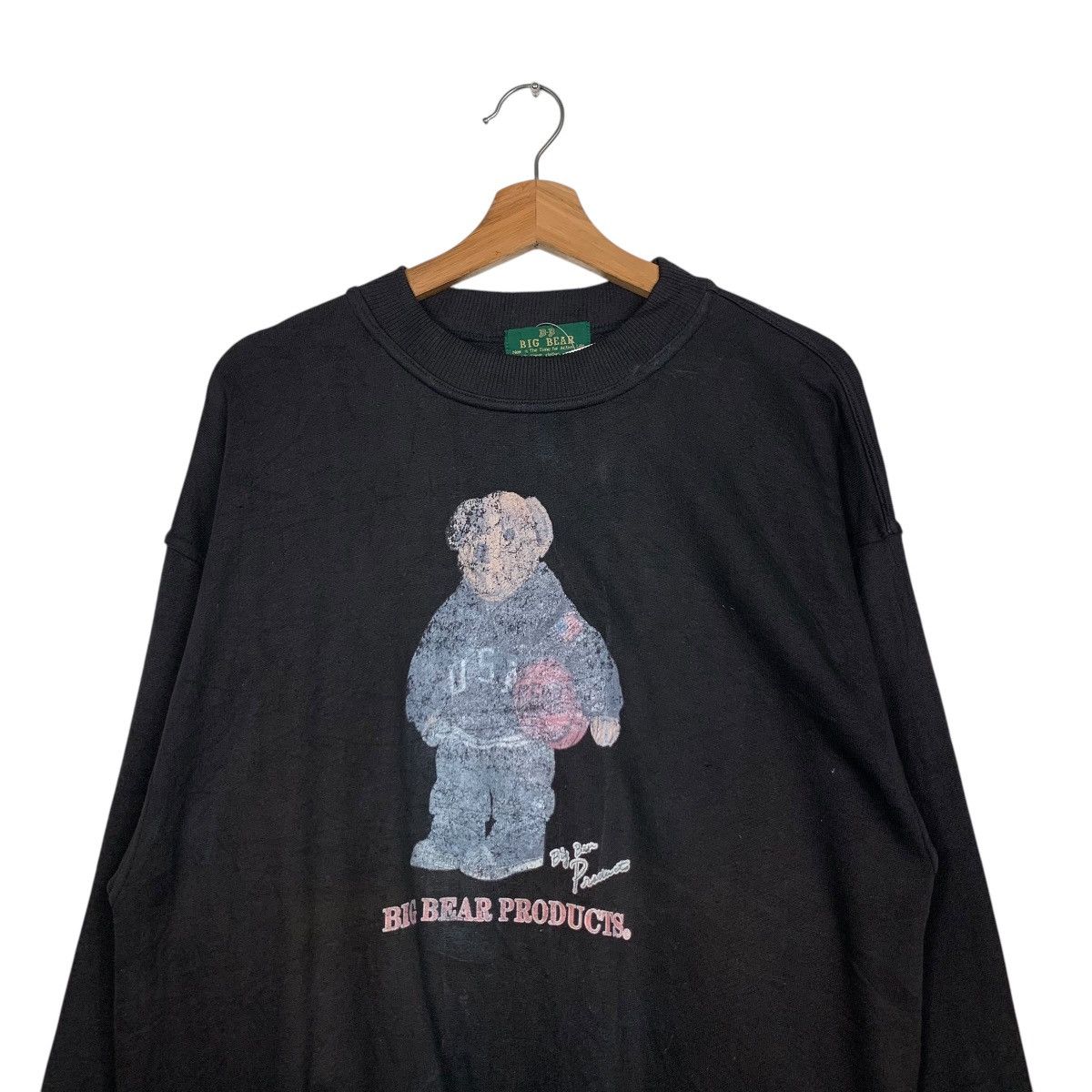 Japanese Brand BIG BEAR Products Graphics Printed Sweatshirts #1750-C78 Size US L / EU 52-54 / 3 - 2 Thumbnail