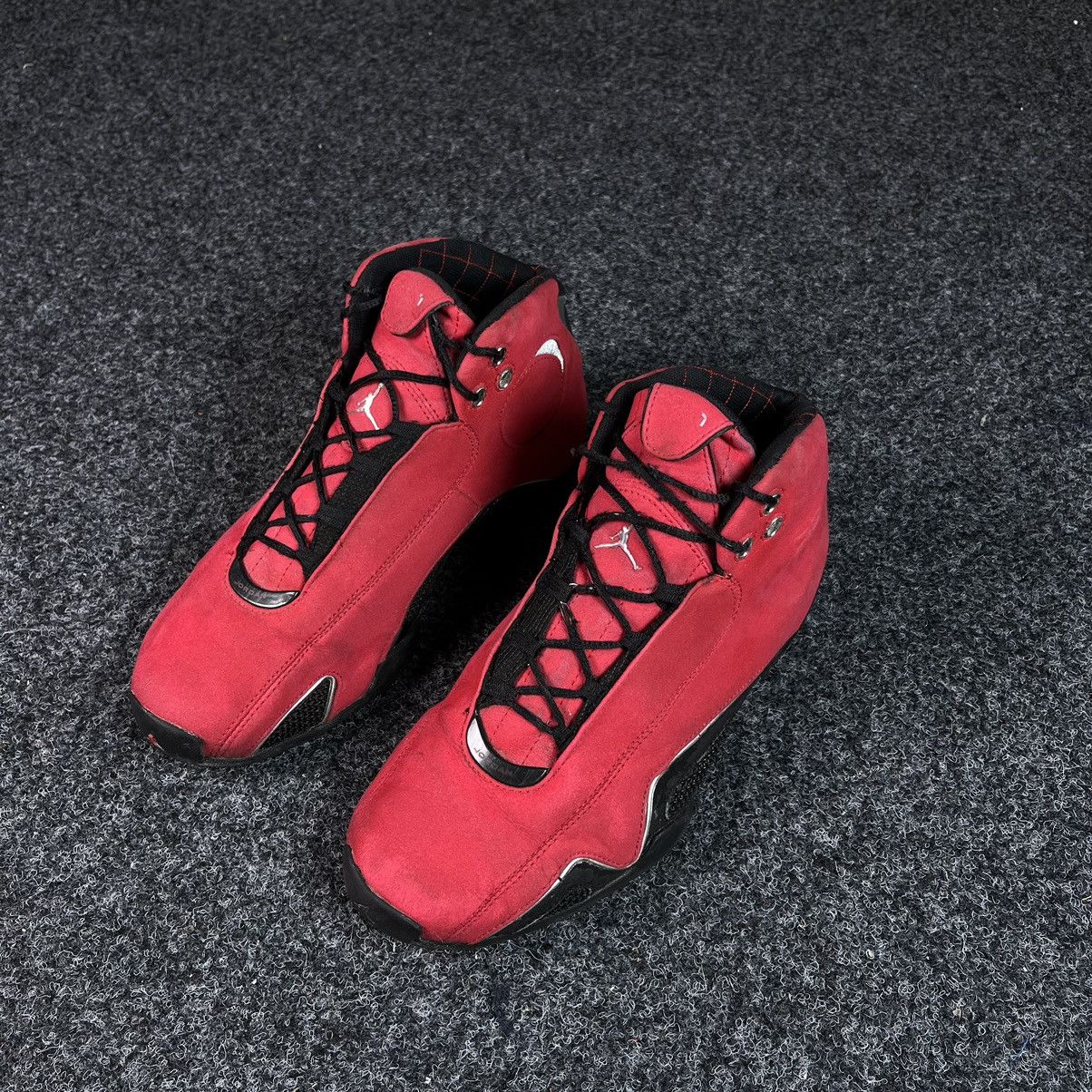 image of Jordan NBA Air Jordan 21 Red Suede 2007 Shoes, Men's (Size 11)