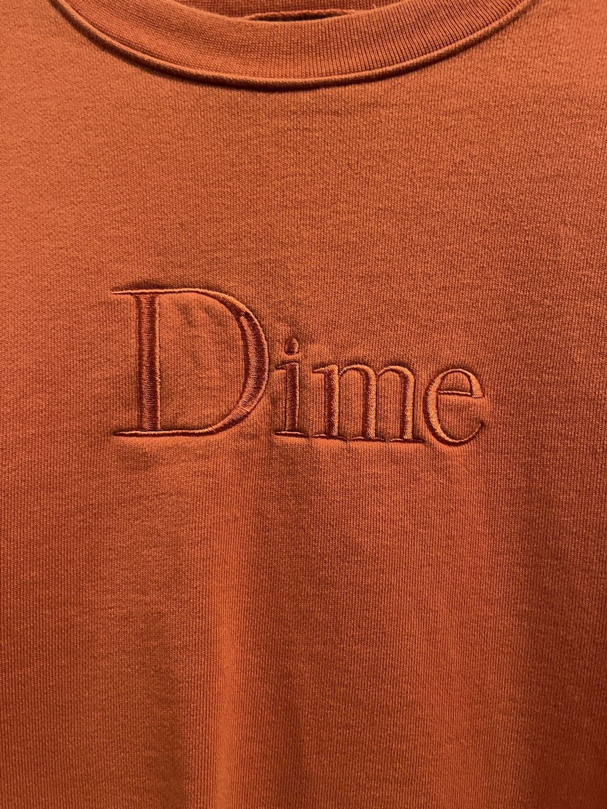 Dime Dime Orange Tonal Sweatshirt Size US M / EU 48-50 / 2 - 2 Thumbnail