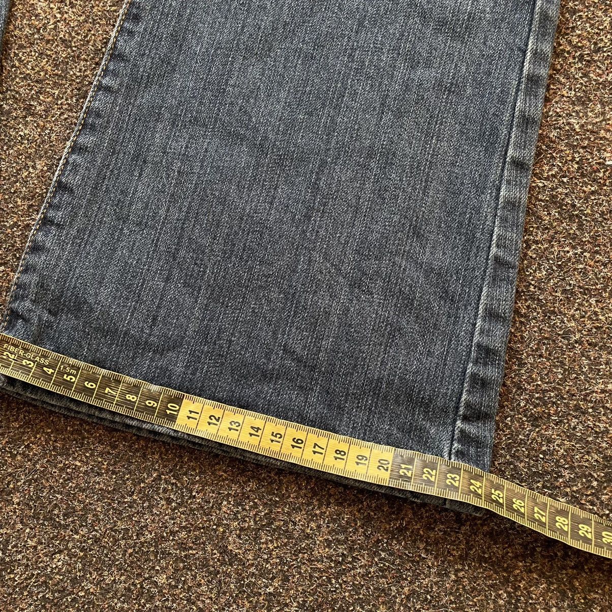 Vintage Vintage Y2K Faded Wide Leg Distressed Jeans Grunge Logo 30 Size 30" / US 8 / IT 44 - 7 Thumbnail