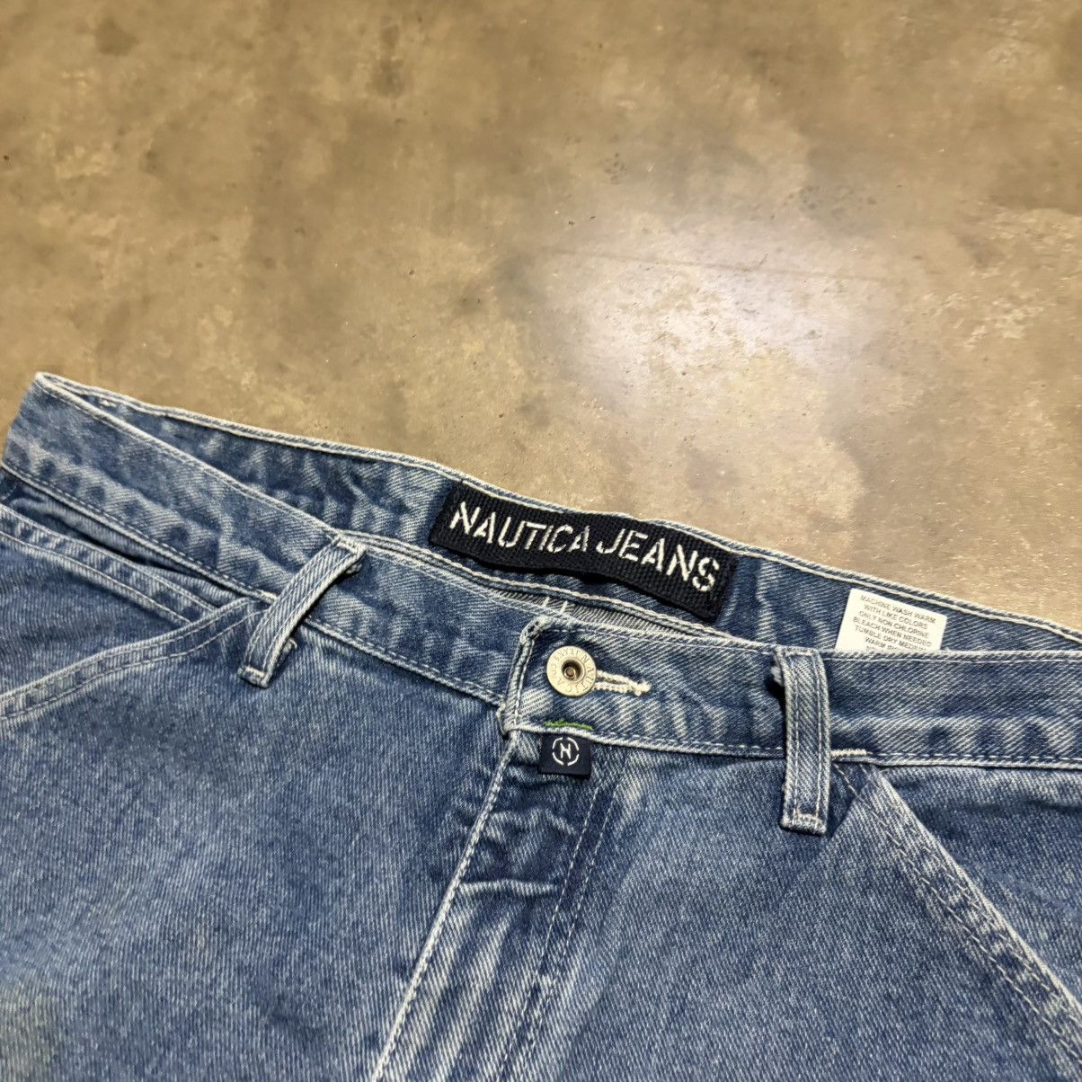 Nautica Vintage Nautica Jeans Wide Leg Baggy Carpenter Skater Y2K Size US 34 / EU 50 - 13 Thumbnail