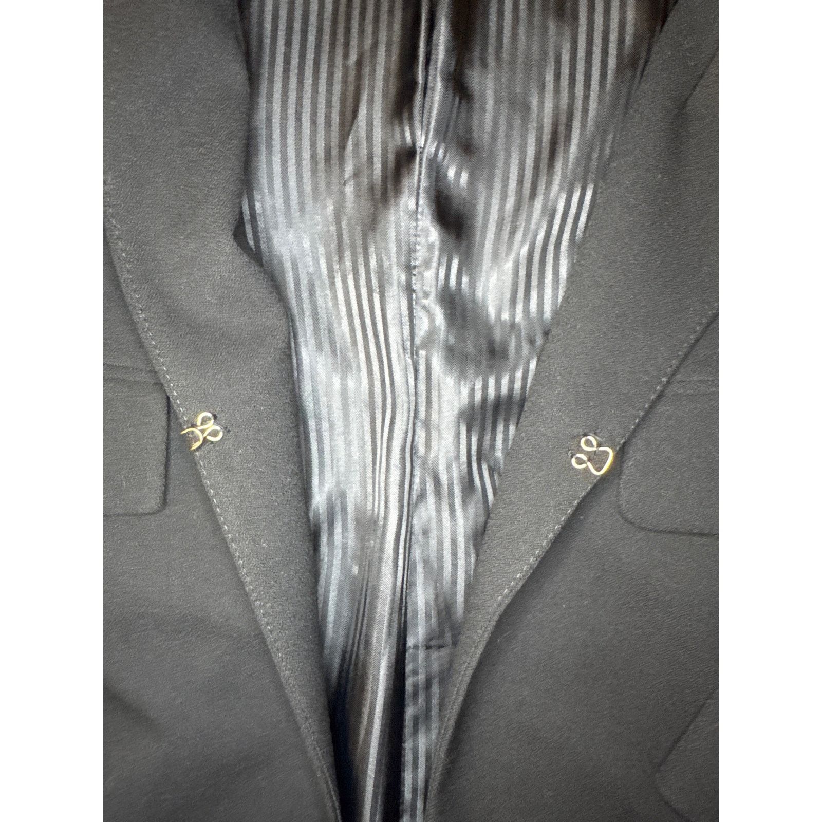 Zara Zara knee length blazer shoulder pads hook closure Size M / US 6-8 / IT 42-44 - 3 Thumbnail