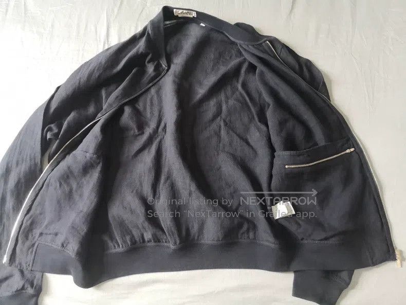 Hermes Hermes Men's Linen Jacket, 100% Linen Fabric, Navy, Lightw Size US L / EU 52-54 / 3 - 4 Thumbnail