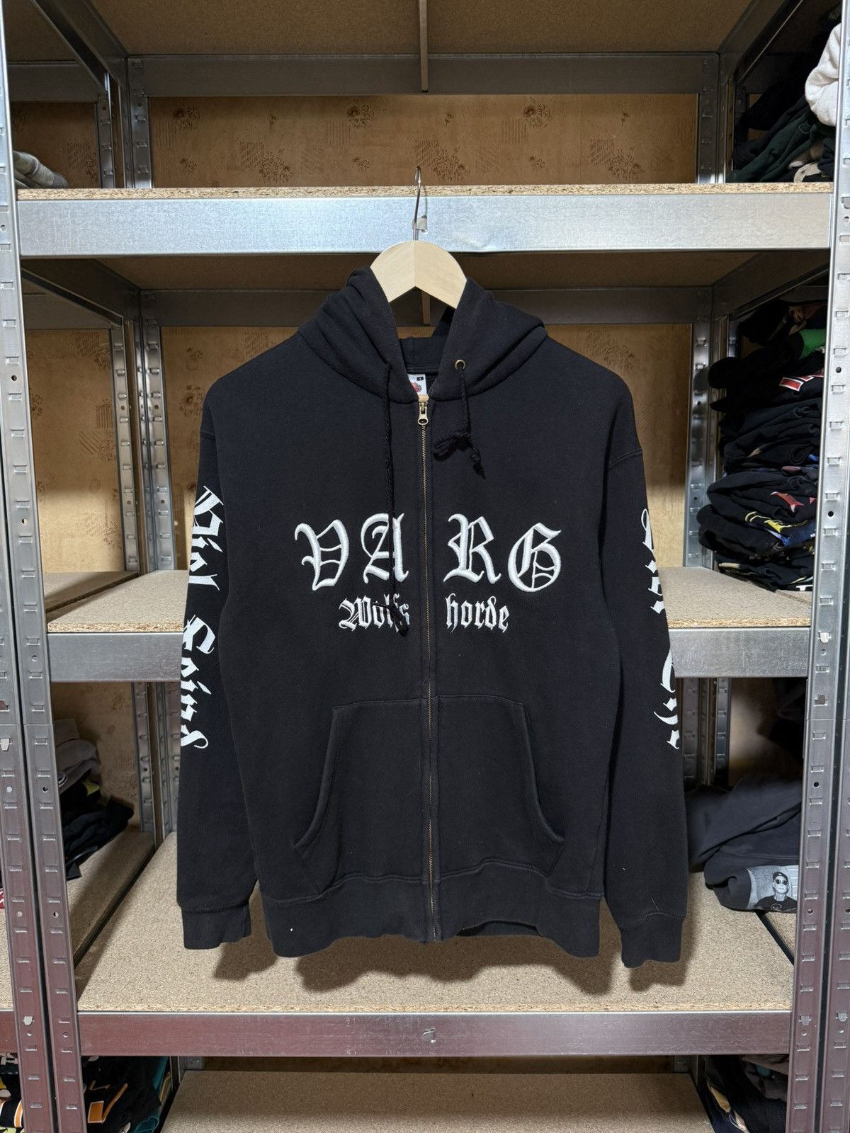 Band Tees × Vintage Vintage 2000’s Varg Germany Rock Black Metal Hoodie Y2K Size US S / EU 44-46 / 1 - 2 Thumbnail