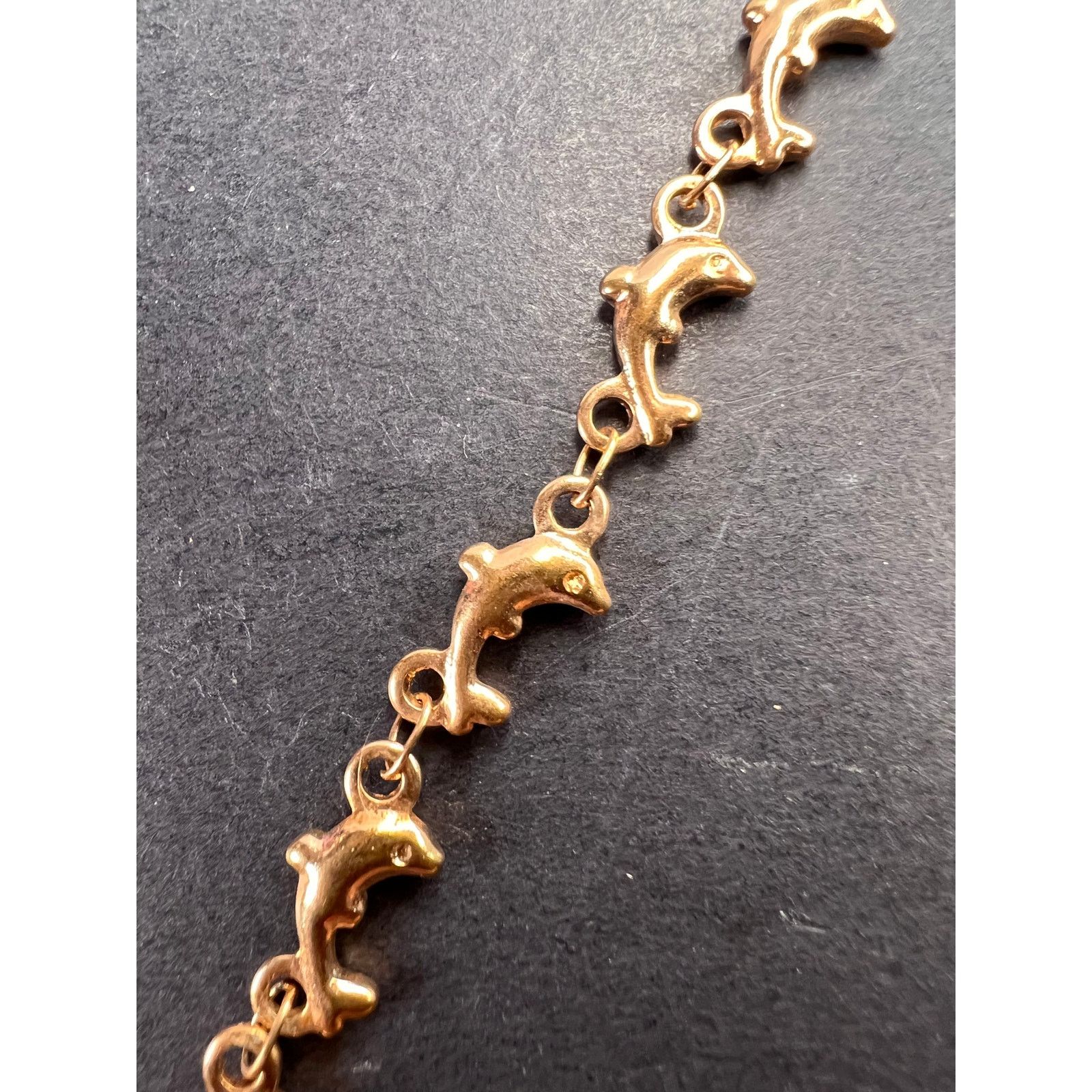 Other Rose gold over stainless steel dolphins 20 inch necklace Size ONE SIZE - 11 Thumbnail