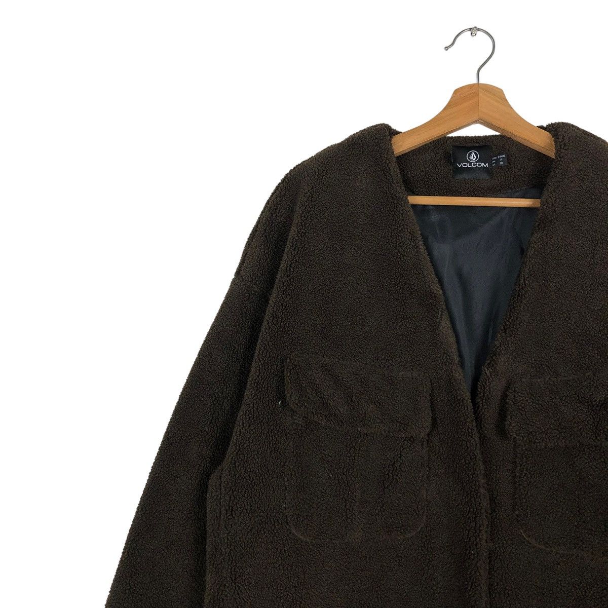 Japanese Brand 🔥RICH BROWN LONG FLEECE JACKET VOLVOM STREETWEAR Size US S / EU 44-46 / 1 - 5 Thumbnail