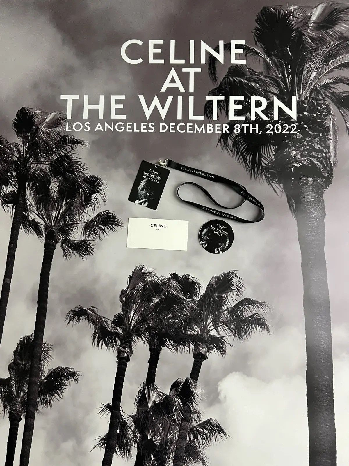 Celine CELINE At The Wiltern 81.5 x 39 GIANT PALM POSTER + more Size ONE SIZE - 2 Thumbnail