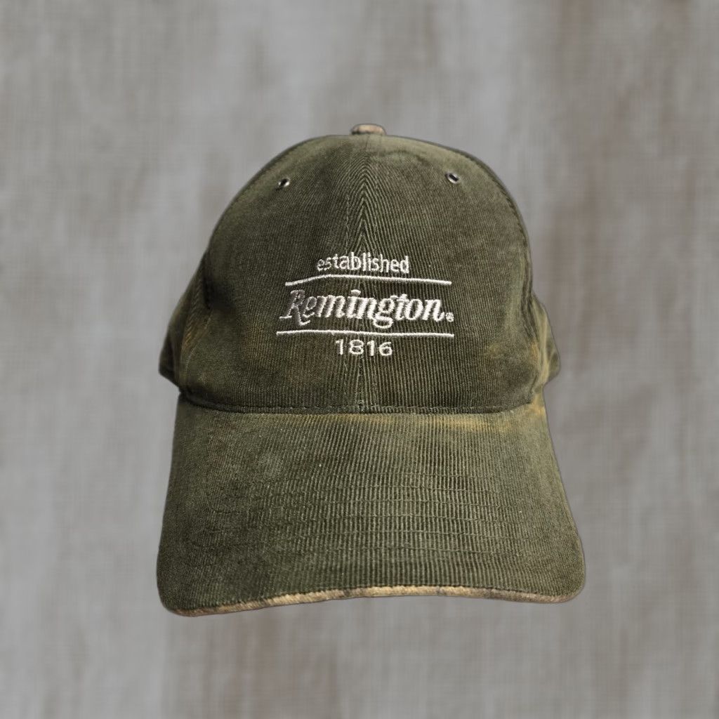 Vintage Remington Camouflage Adjustable Baseball Cap Hat One Size Green Hunting Mens Size ONE SIZE - 1 Thumbnail
