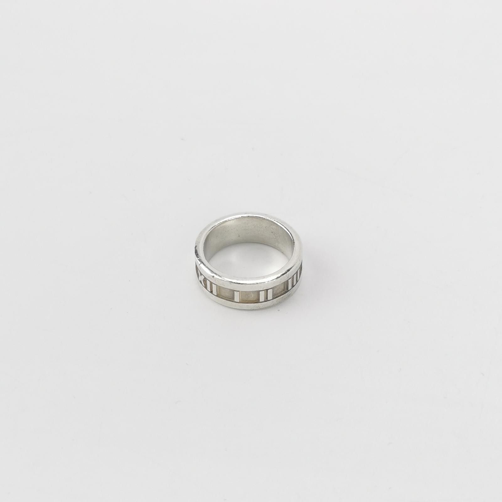 Tiffany & Co. Tiffany & Co. Atlas S925 Roman numeral ring size 11 -z2505 Size ONE SIZE - 3 Thumbnail