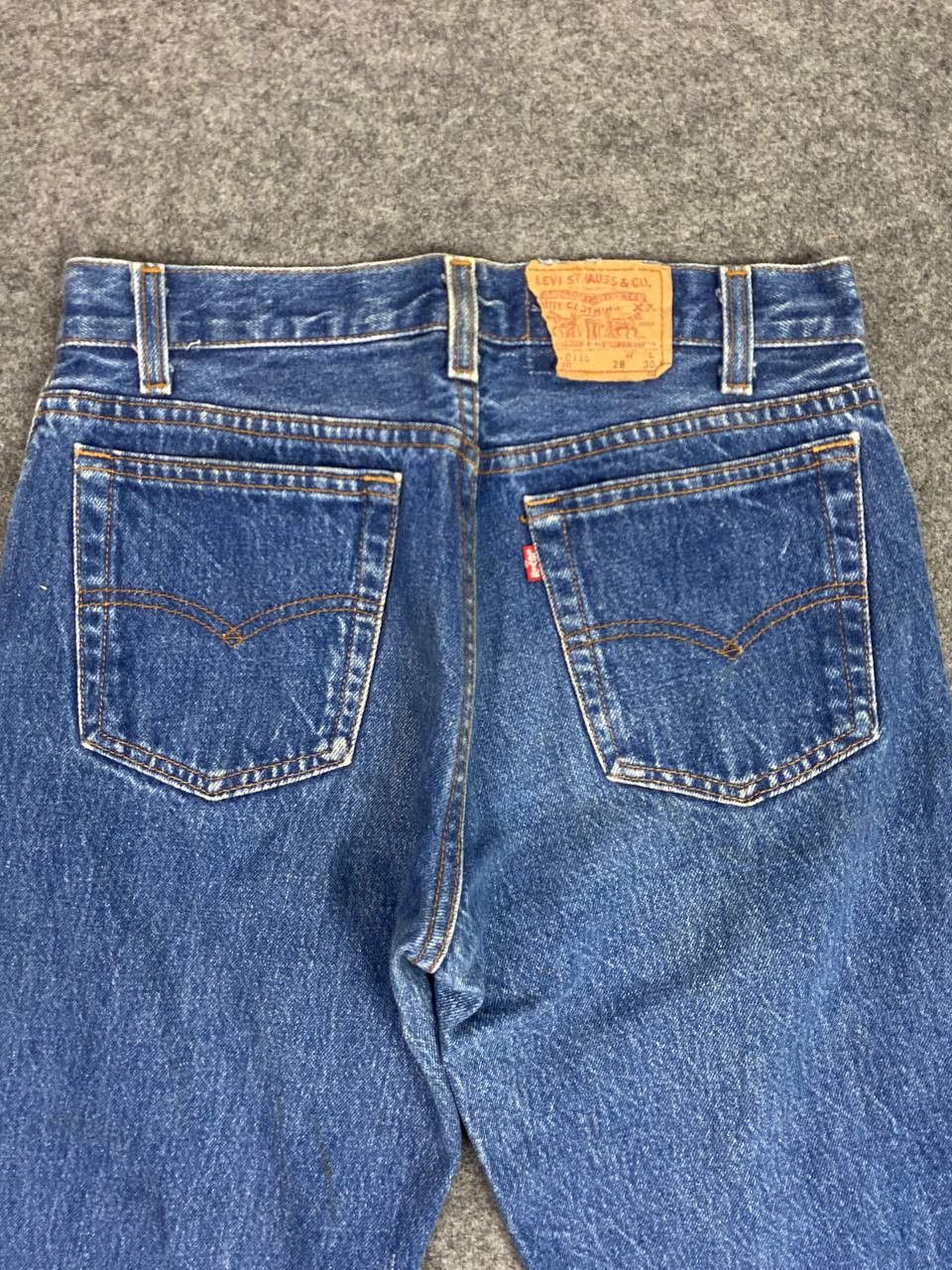 Levi's vintage 80s levis 701 student denim nice design Size US 29 - 3 Thumbnail