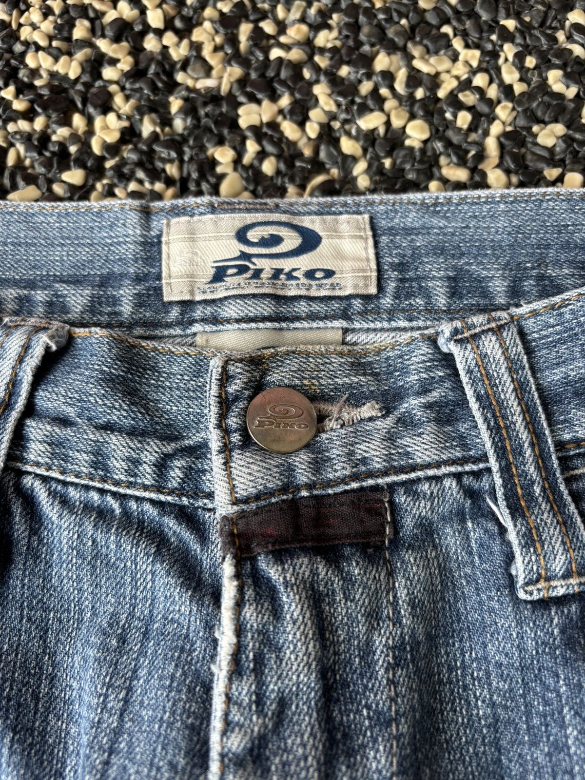 Hysteric Glamour VINTAGE PIKO HAWAIIAN BAGGY CARGO PANTS JEANS Size US 27 - 9 Thumbnail