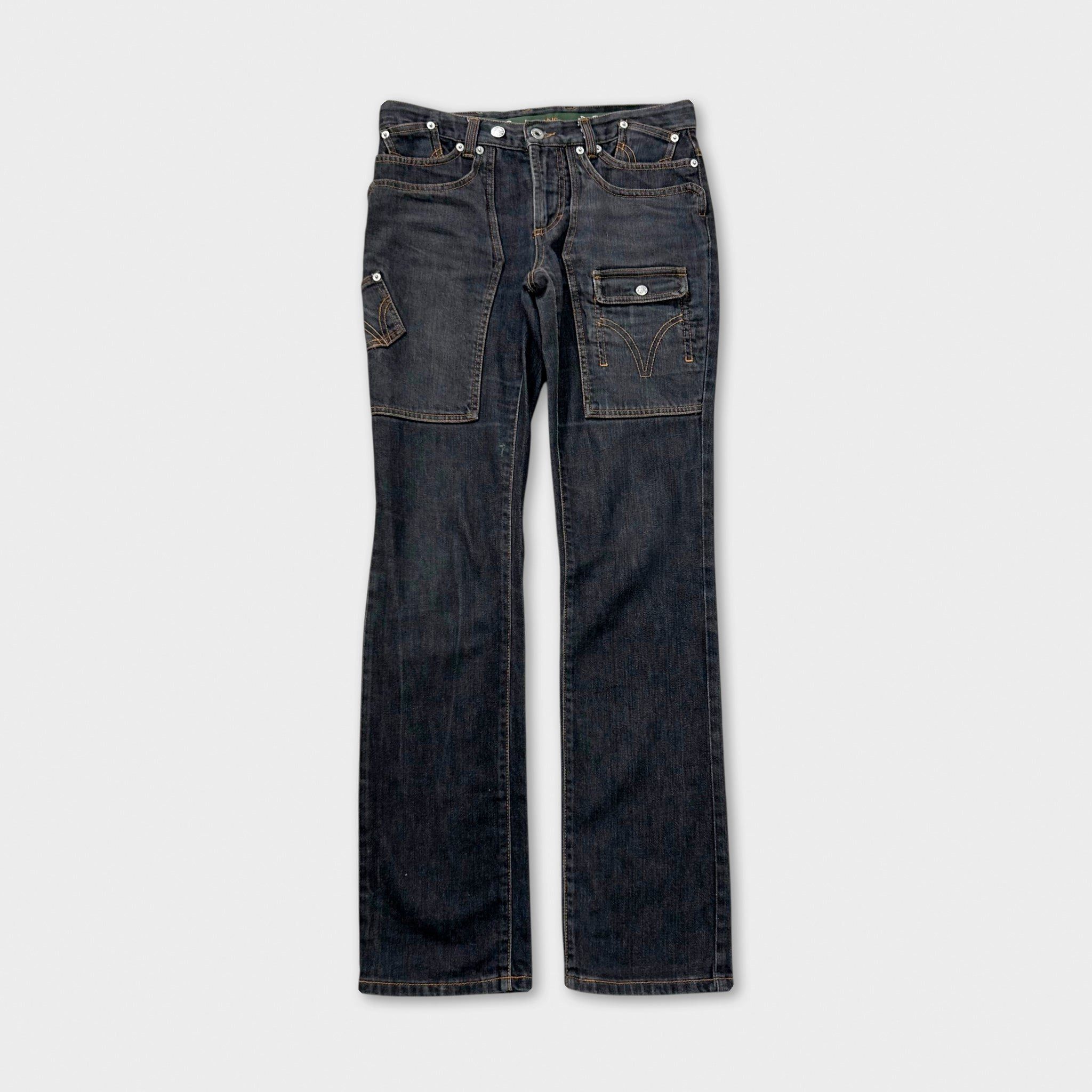 Dolce & Gabbana Dolce & Gabbana Asymmetric Pocket Denim Pants Size US 26 / EU 42 - 1 Thumbnail