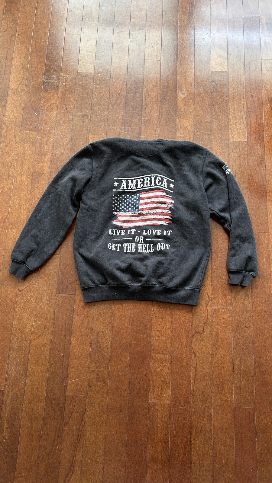Carhartt × Designer × Vintage Vintage Carhartt America Hoodie Size US M / EU 48-50 / 2 - 2 Thumbnail