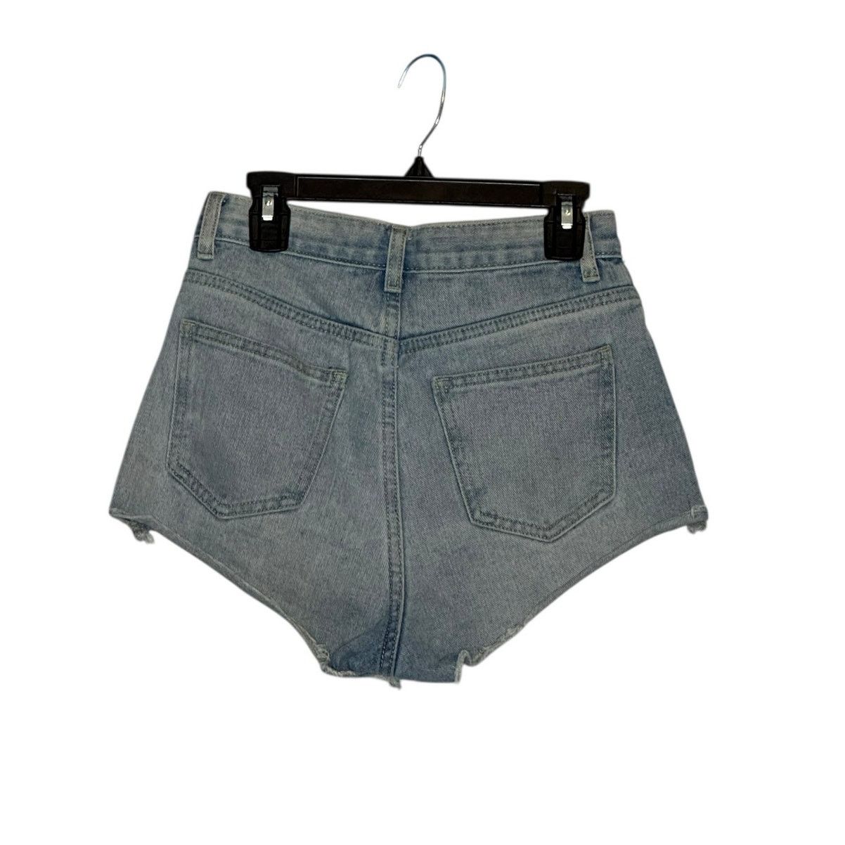 PrettyLittleThing PrettyLittleThing Blue cut off jean shorts size 2 Size 26" / US 2 / IT 38 - 6 Thumbnail