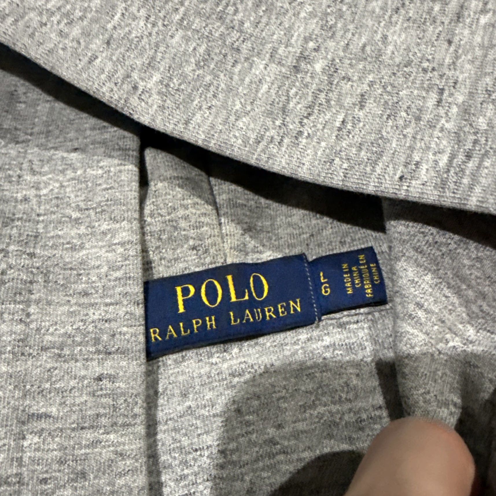 Polo Ralph Lauren Polo Ralph Lauren Hoodie Mens Large Gray Double Knit Tech Fleece Zip Hoodie Full Zip Everyday Wear Mens L Gray Polo Ralph Lauren Hoodie Size US L / EU 52-54 / 3 - 3 Thumbnail