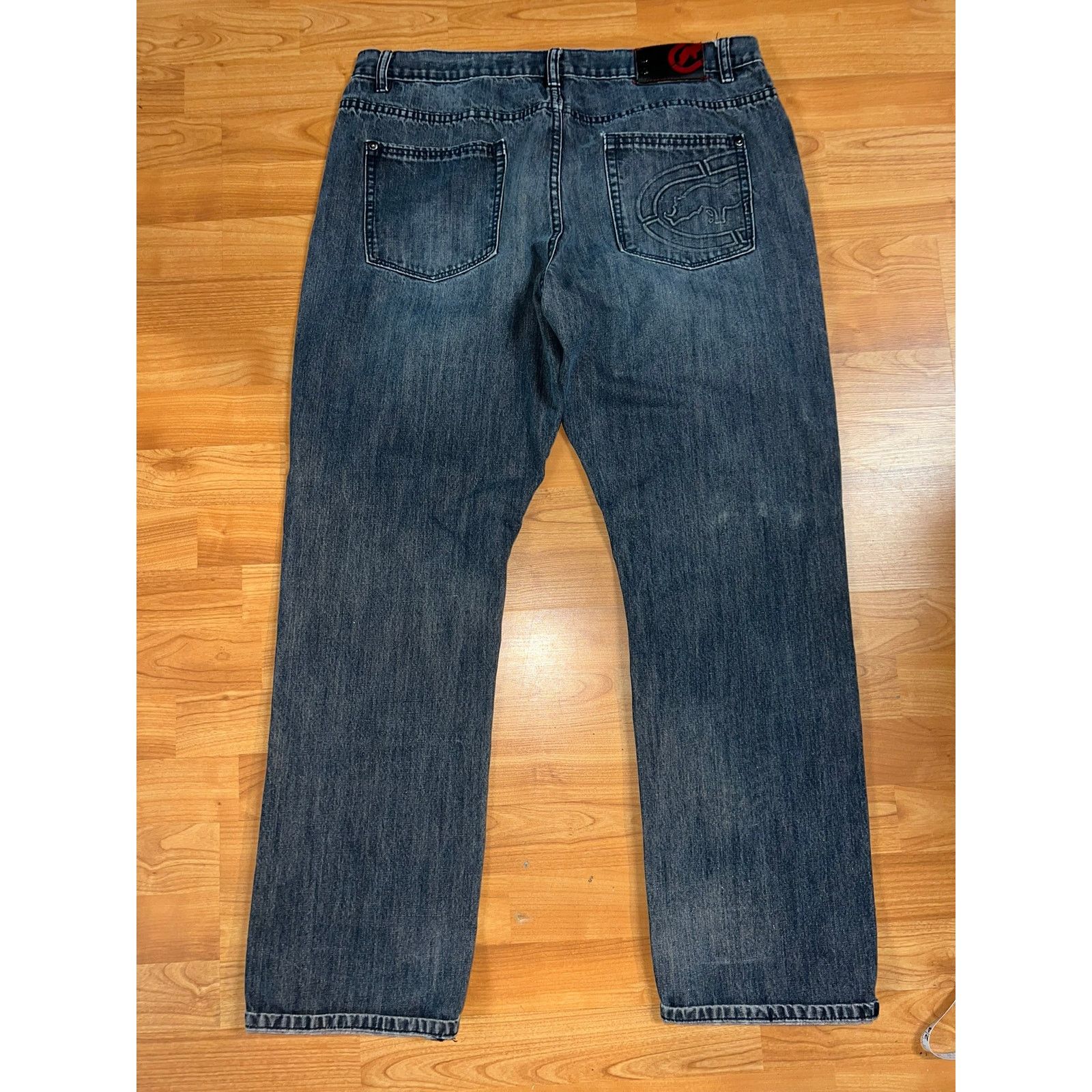 Ecko Unltd. Ecko Unltd Jeans Unlimited Pants Bottoms Baggy Logo Denim 38 Size US 38 / EU 54 - 6 Thumbnail