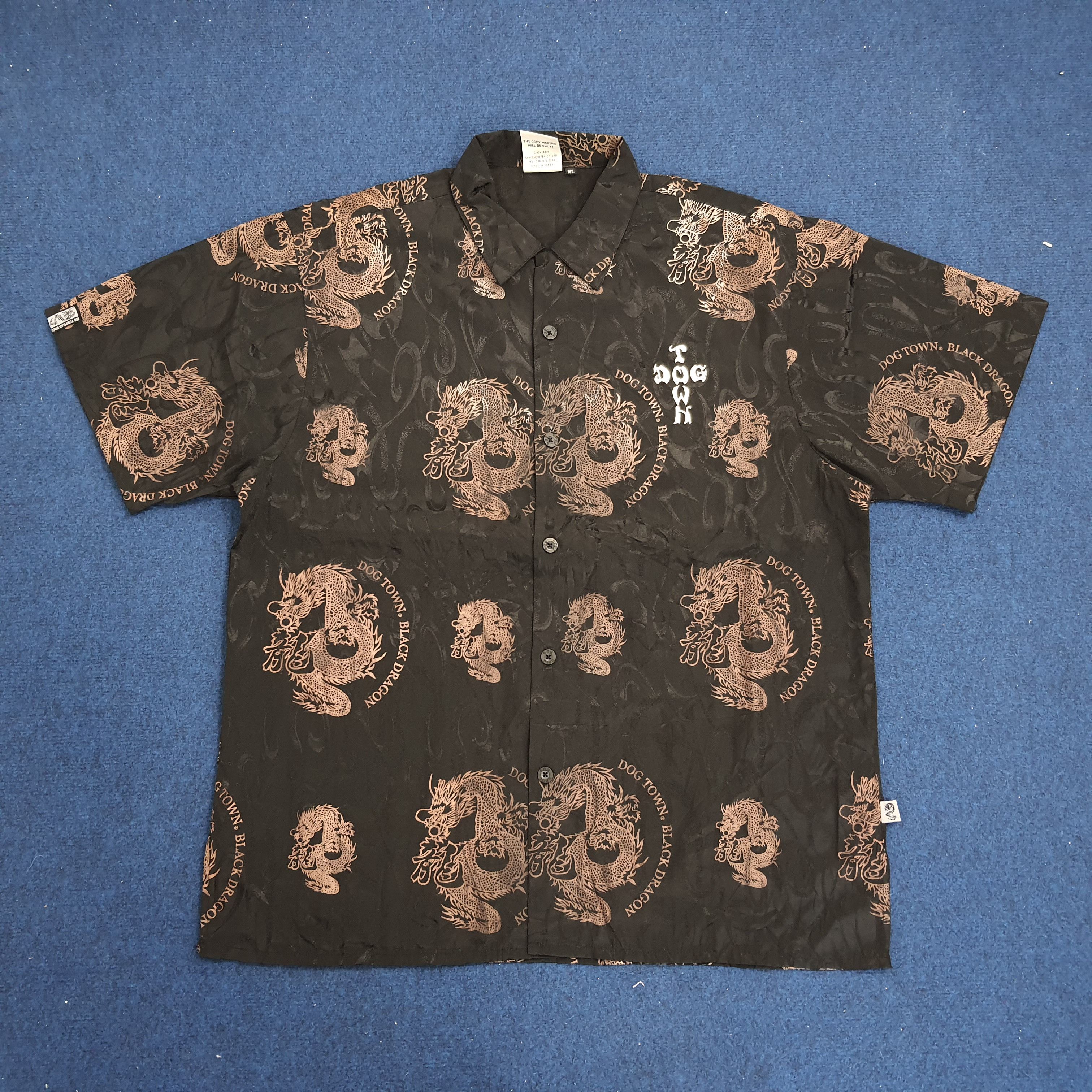 DogTown Black Dragon Skate Shirt