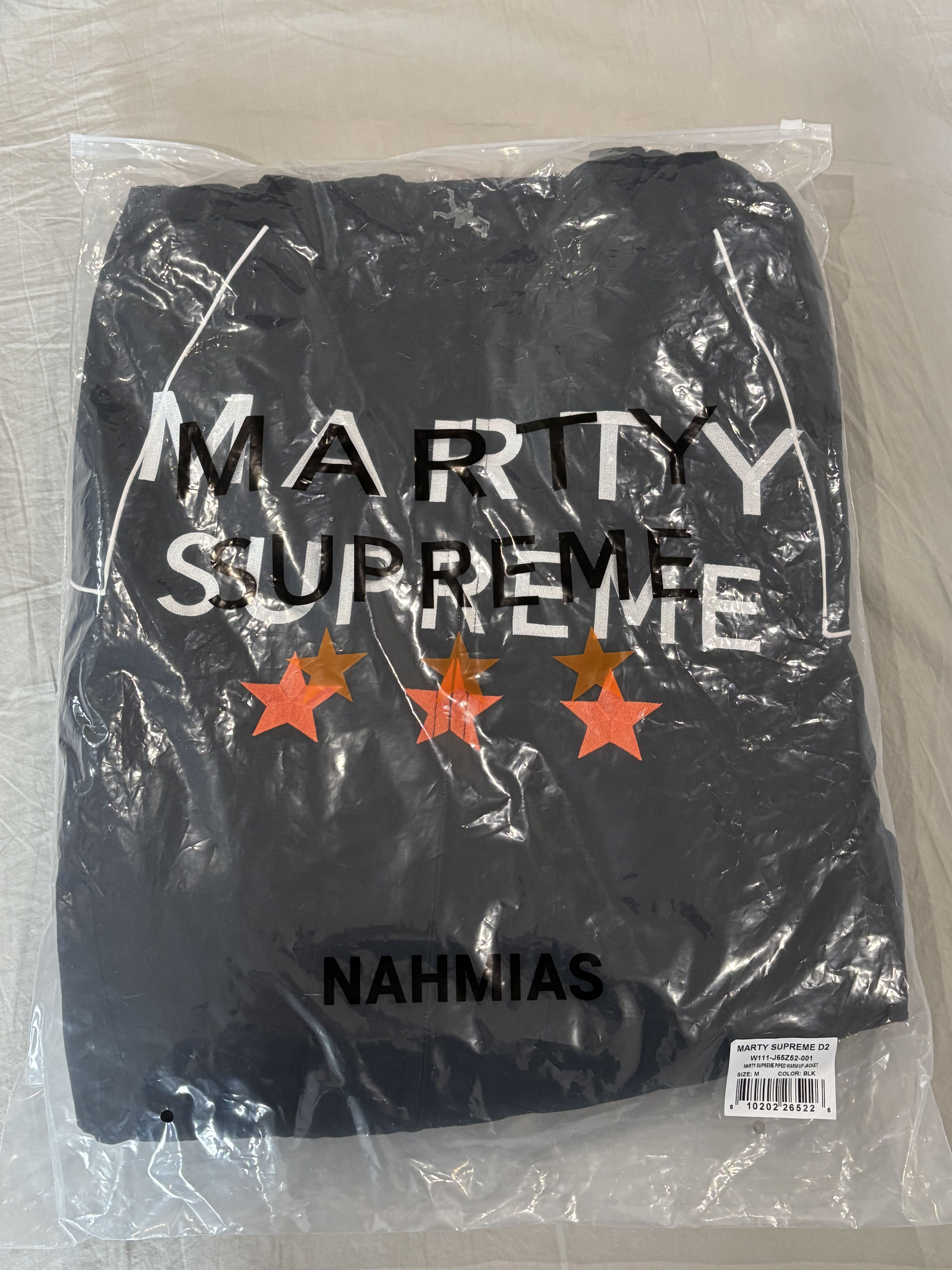 NAHMIAS Marty Supreme A24 Jacket 黒black Marty Supreme NAHMIAS 
