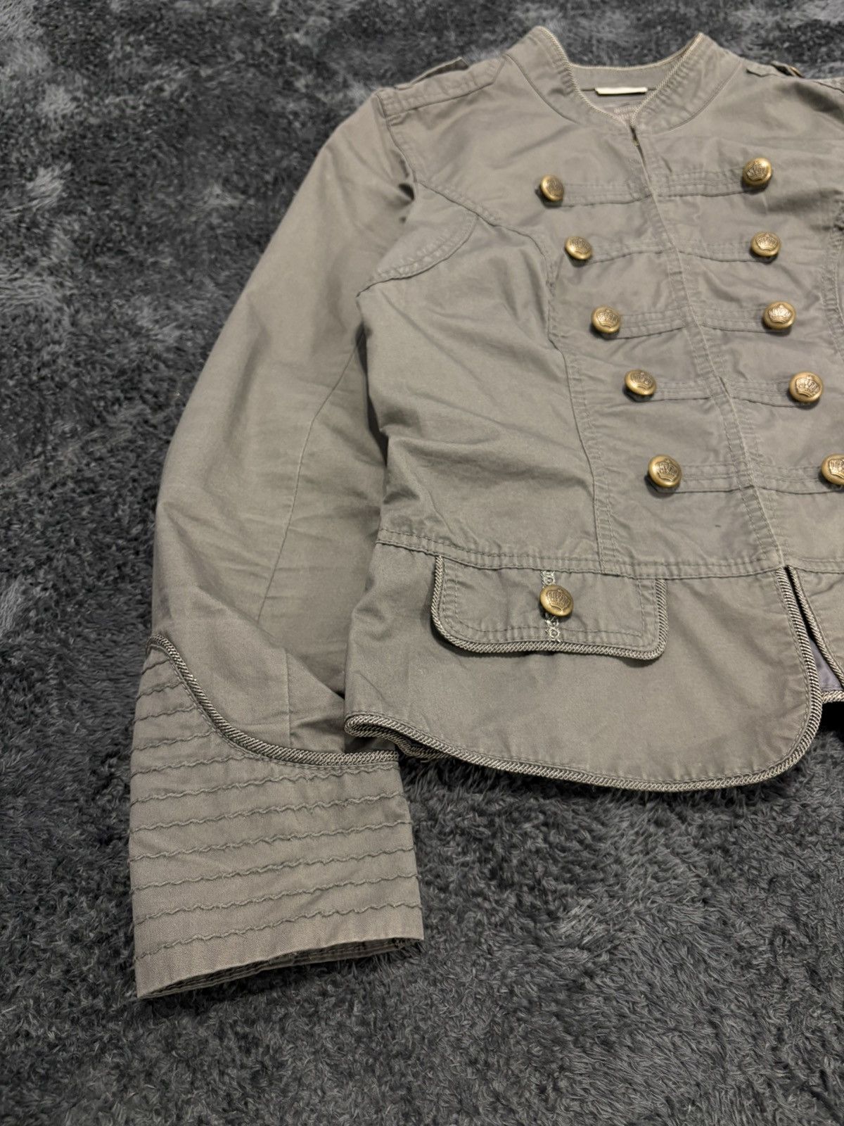 Hysteric Glamour × Undercover 00s Napoleon Military Jacket Coat YSL PPFM Balmain Vibe Size L / US 10 / IT 46 - 5 Thumbnail