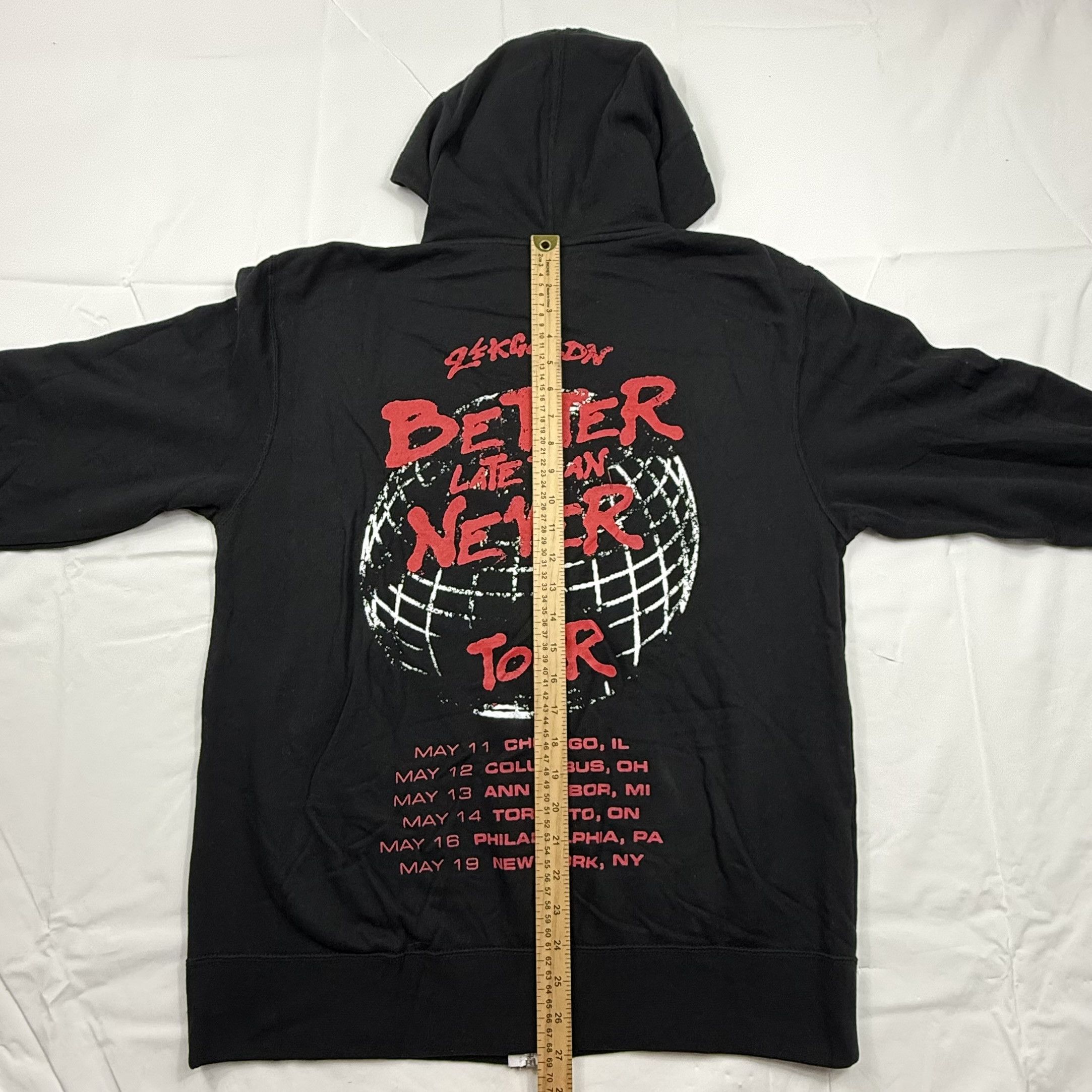 Other 24kGoldn Better Late Than Never Tour Zip Up Hoodie Size US L / EU 52-54 / 3 - 6 Thumbnail
