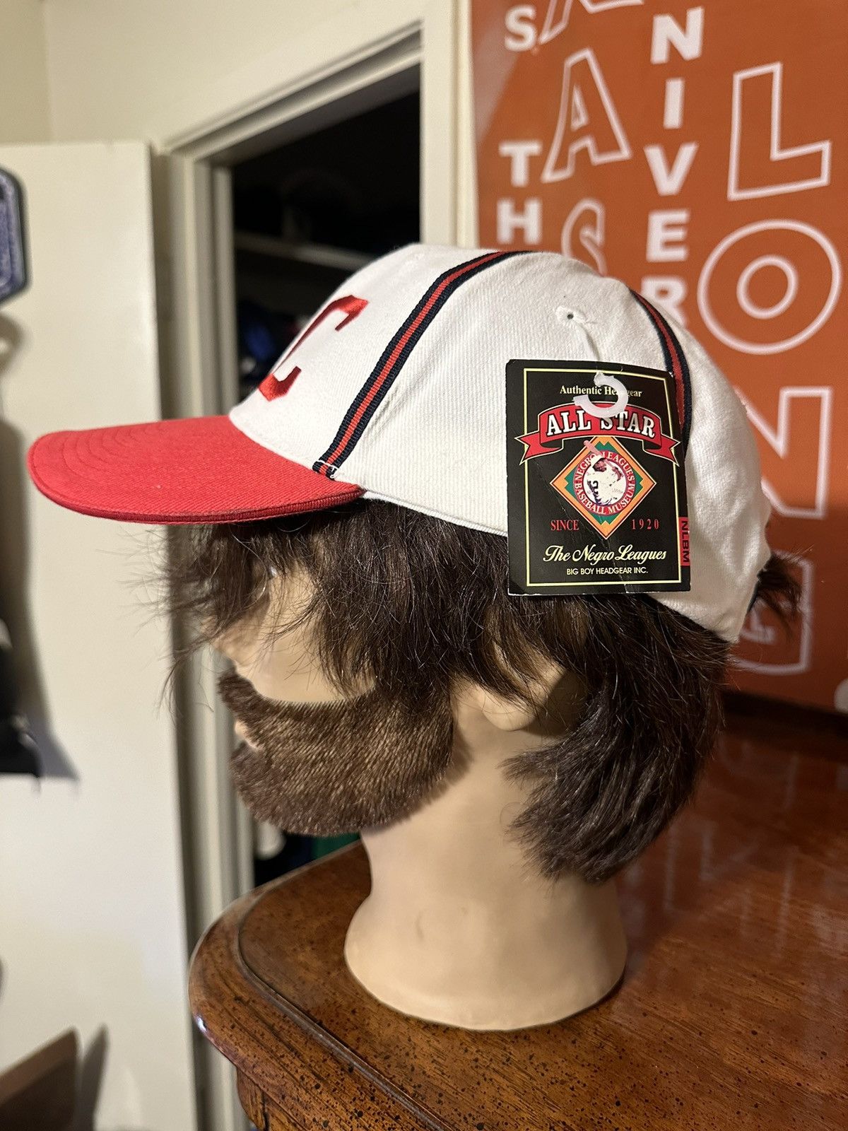 MLB × Vintage Vintage MLB Kansas City Monarchs “red & white” 1942 hat Size ONE SIZE - 6 Thumbnail