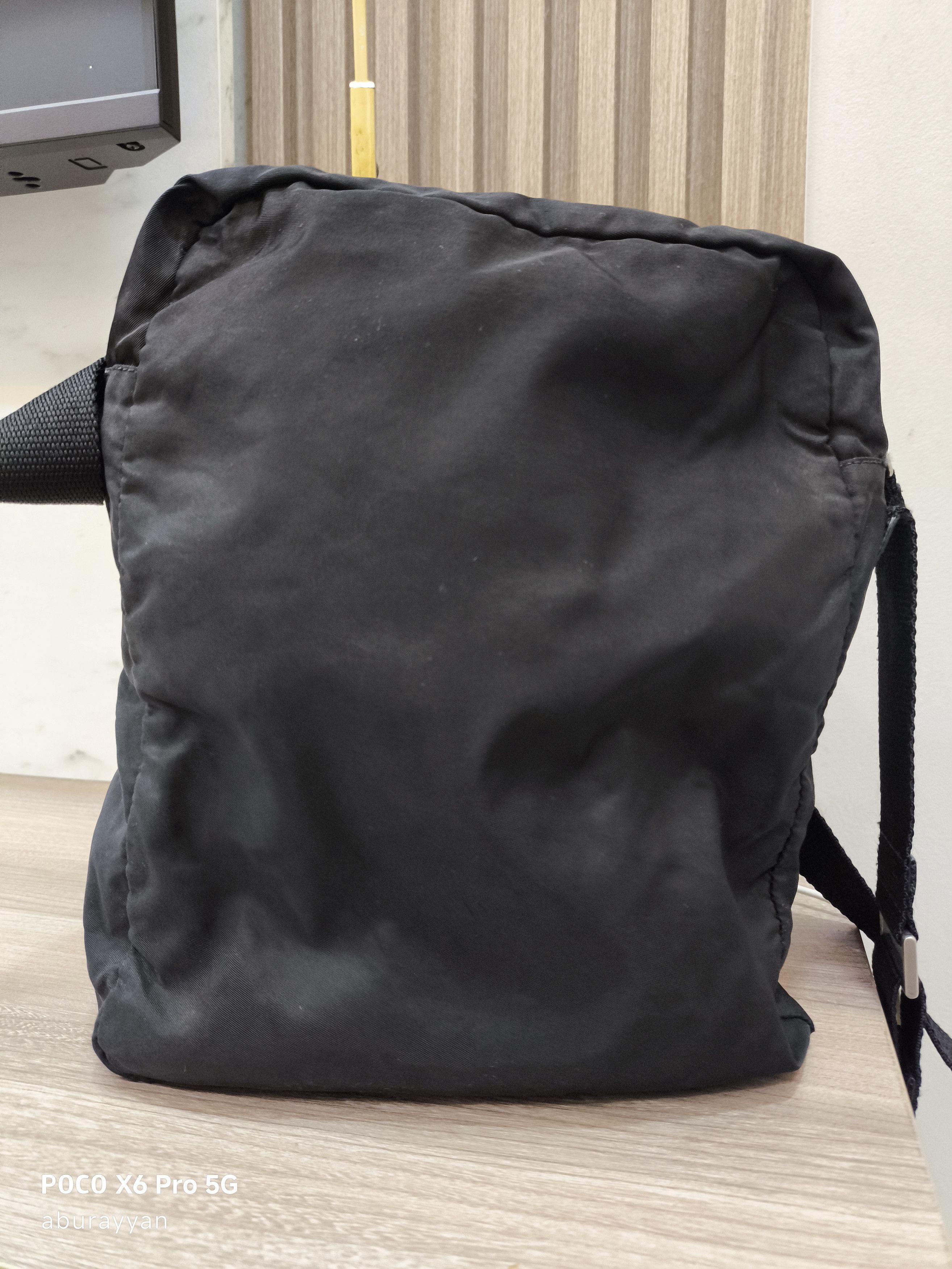 Prada Prada Tessuto Nylon Black Crossbody Sling Bag Size ONE SIZE - 4 Thumbnail