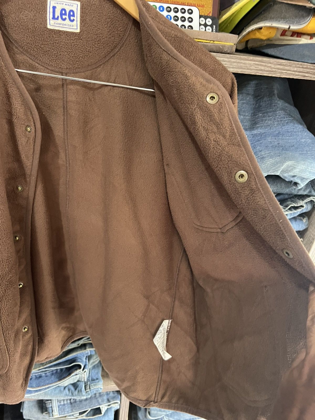 Lee 🔥Lee Union Made Cropped Button Fleece Jacket Size US S / EU 44-46 / 1 - 14 Thumbnail