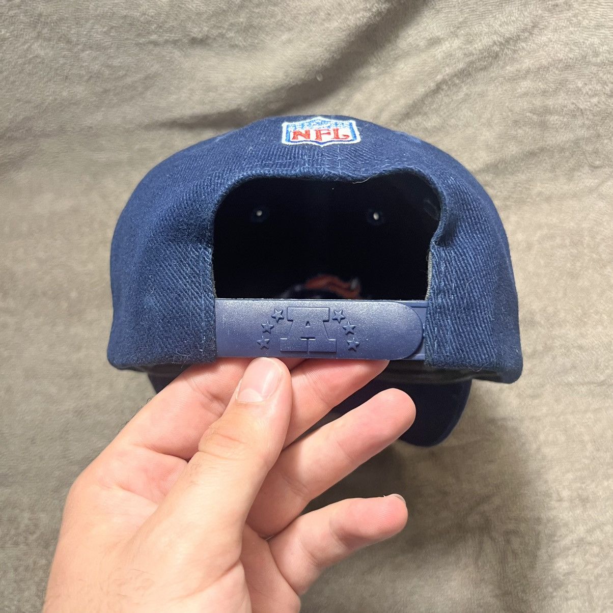 NFL × Nike × Vintage Vintage 90s Nike Denver Broncos SnapBack Hat Logo Swoosh Size ONE SIZE - 7 Thumbnail