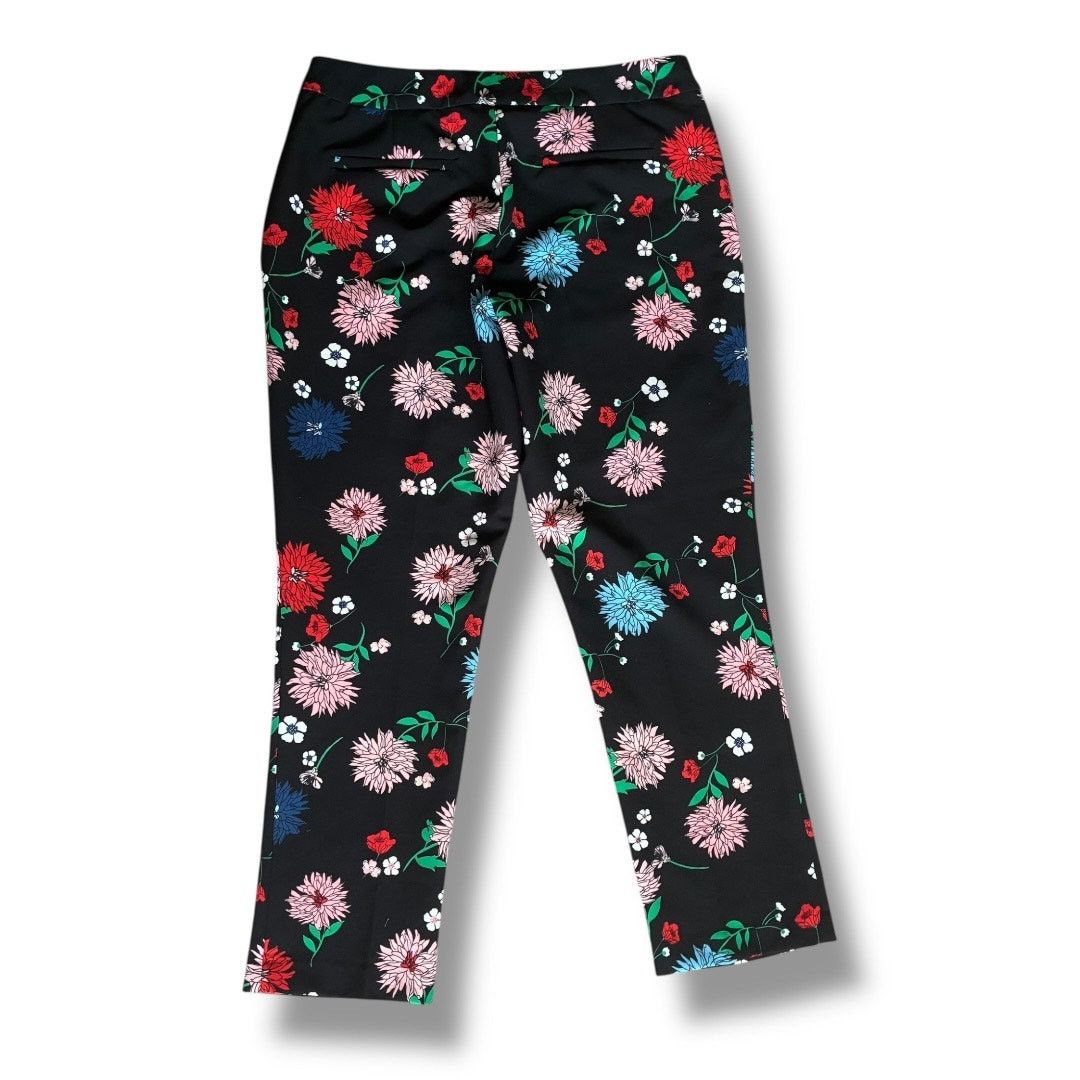 Cynthia Rowley Cynthia Rowley floral straight leg ankle length dress pants Size 32" / US 10 / IT 46 - 4 Thumbnail