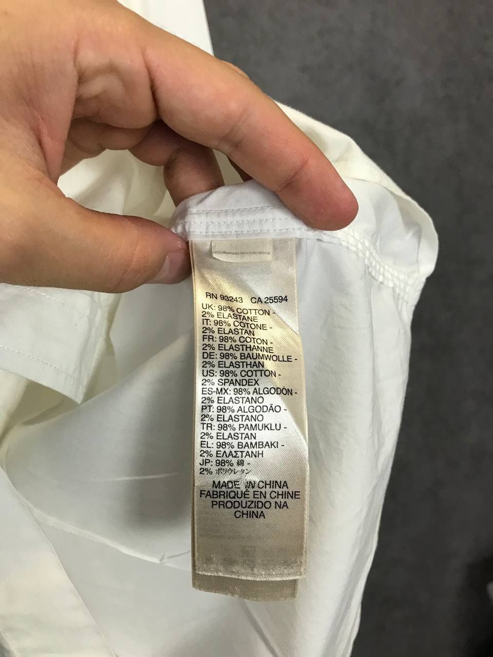 Polo Ralph Lauren Diesel designer white shirt Size US XL / EU 56 / 4 - 7 Thumbnail
