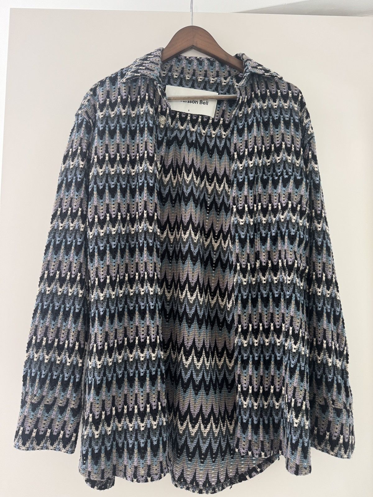 Andersson Bell Black grey white purple Bohemian Shirt Size US L / EU 52-54 / 3 - 1 Thumbnail
