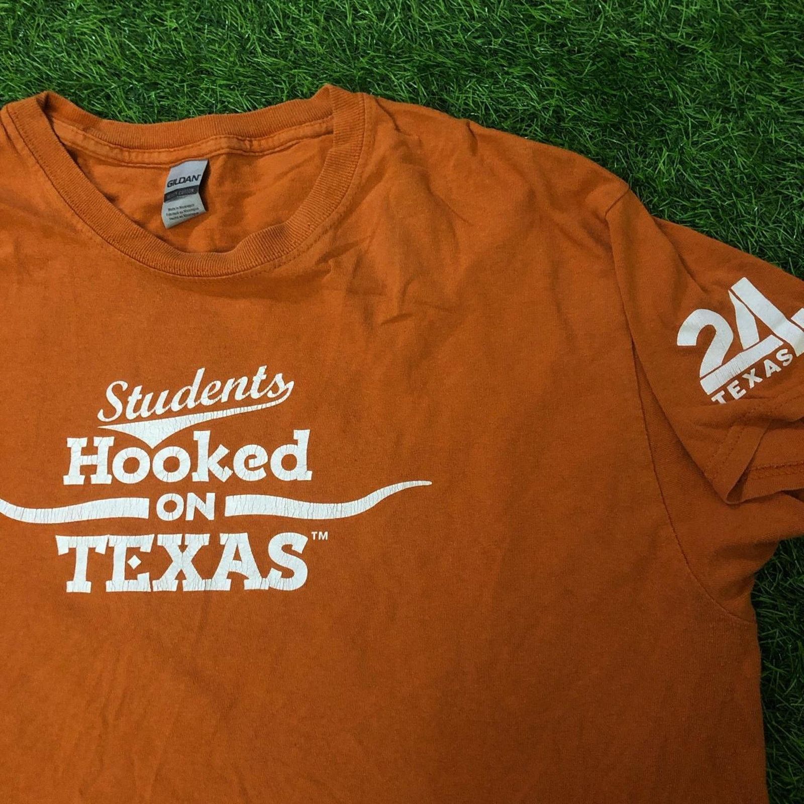 Gildan UT Austin Longhorns ‘Hooked on Texas’ Graphic Tee Size US L / EU 52-54 / 3 - 3 Thumbnail
