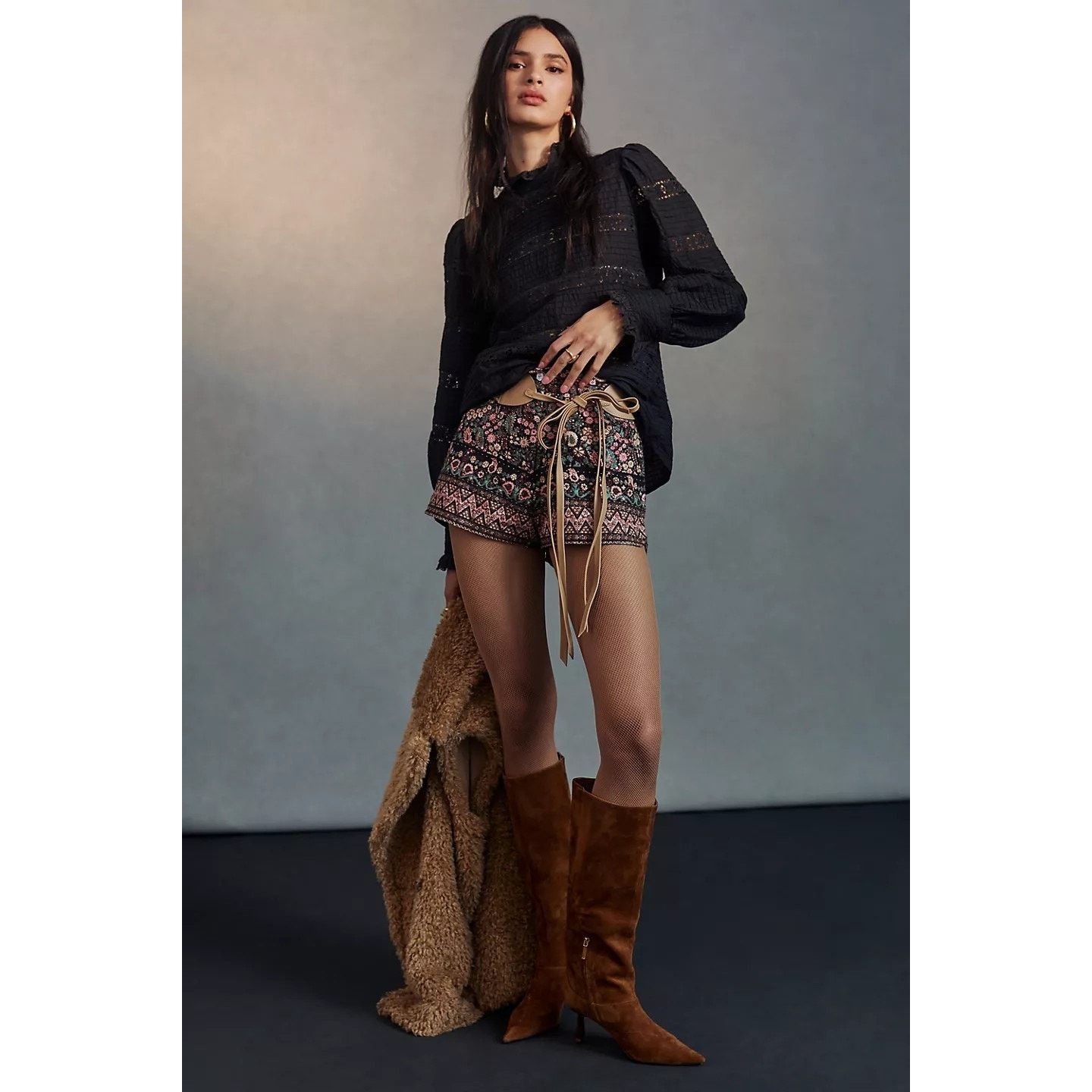 Anthropologie New Anthropologie Batik Helena Floral Shorts $161 SMALL 38 Size 27" / US 4 / IT 40 - 4 Thumbnail