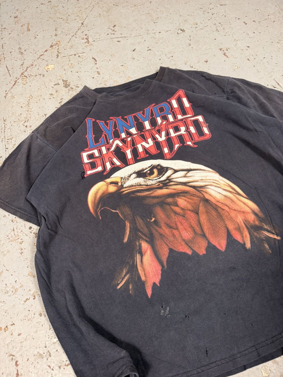 Band Tees × Vintage Vintage Lynyrd Skynyrd Eagle Tee Size US L / EU 52-54 / 3 - 2 Thumbnail