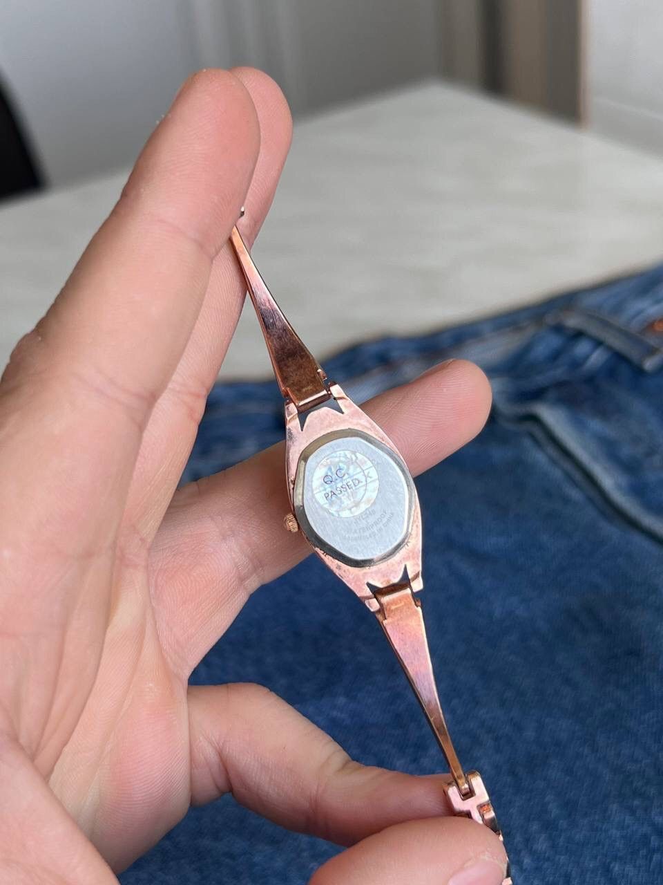 Japanese Brand × Vintage Vintage Japanese style futuristic Watch Omax Bronze Brown Size ONE SIZE - 5 Thumbnail