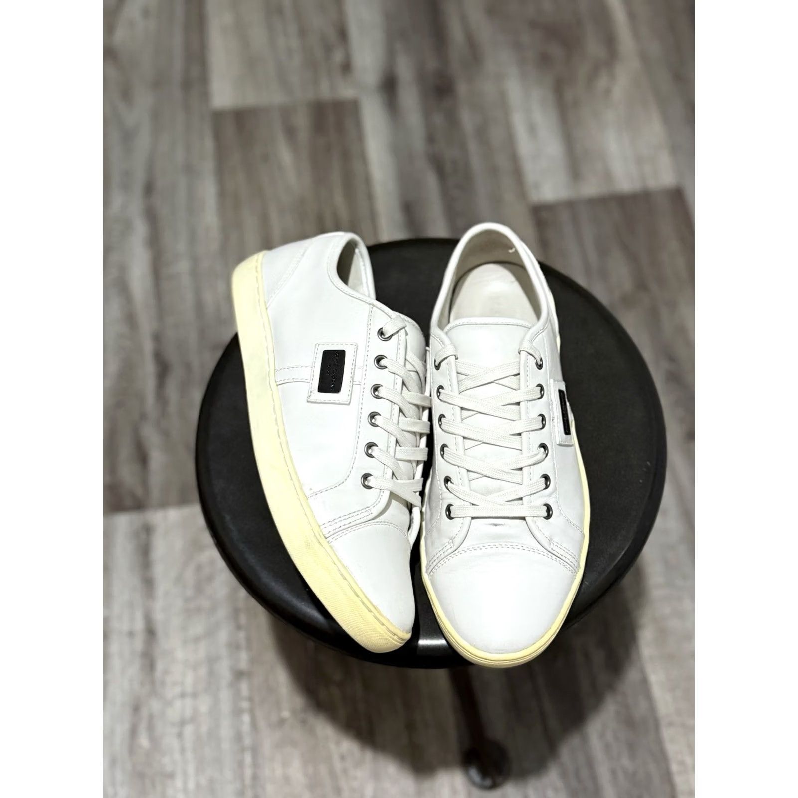 Dolce & Gabbana Dolce&Gabbana Low Top Sneakers White Leather Mens US 8 EU 41-42 Casual City Luxury Sneakers Dolce Gabana Shoes Men Size US M / EU 48-50 / 2 - 3 Thumbnail