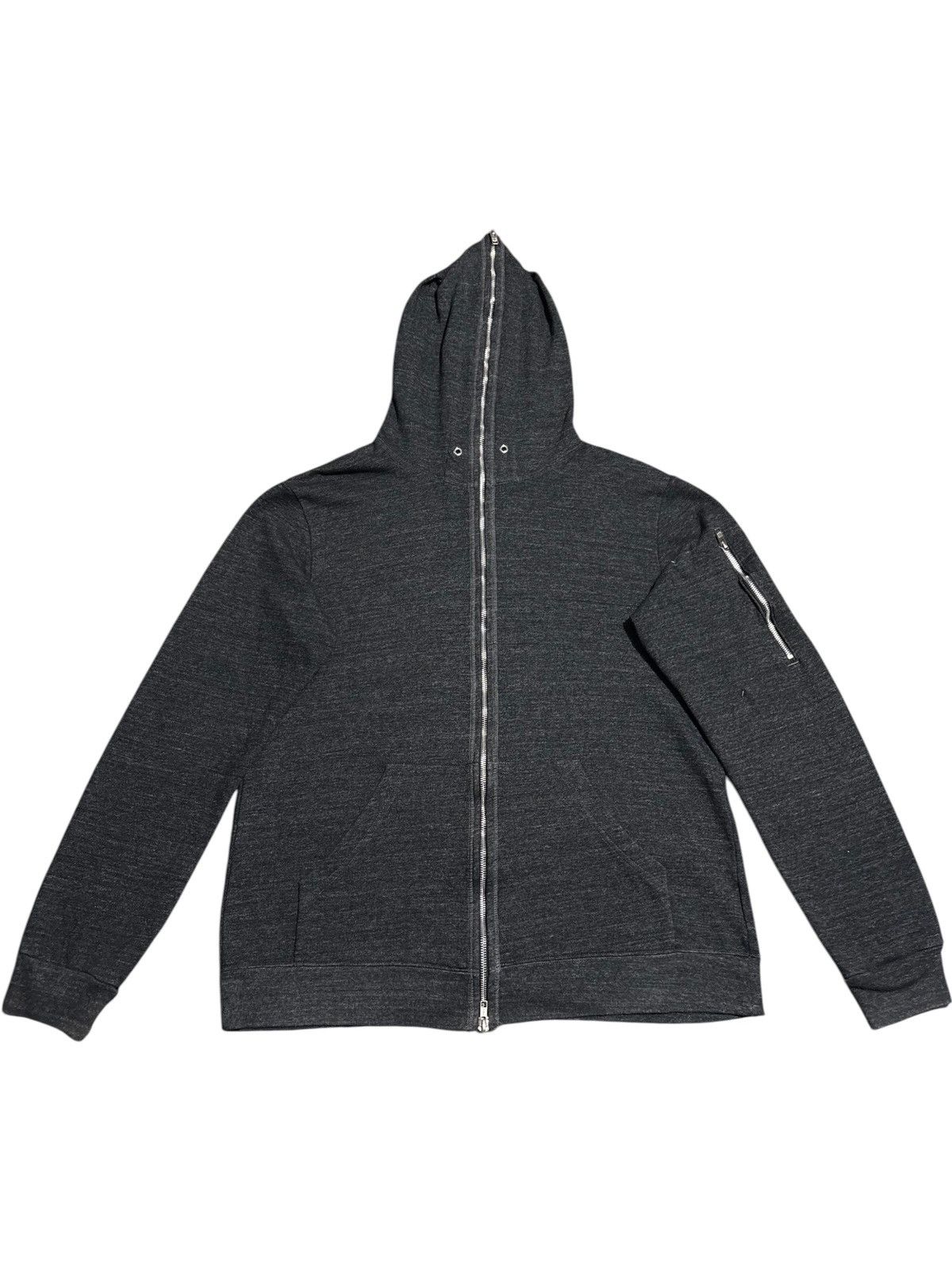 UNDERCOVER 09AW EARMUFF MANIAC期 ジップパーカー Undercover AW09 Undercover Earmuff Maniac Gimp Hoodie Grey Fullzip