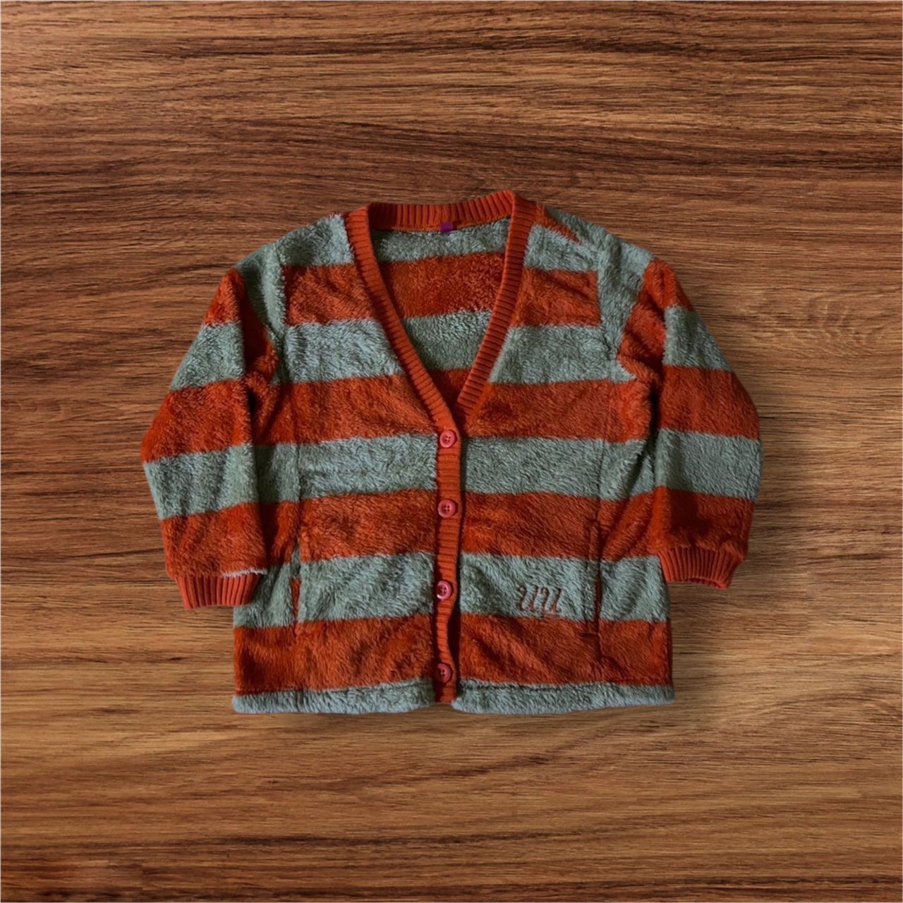Japanese Brand × Undercover × Uniqlo Uniqlo X Undercover Striped Cardigan Kids Size US XS / EU 42 / 0 - 1 Thumbnail