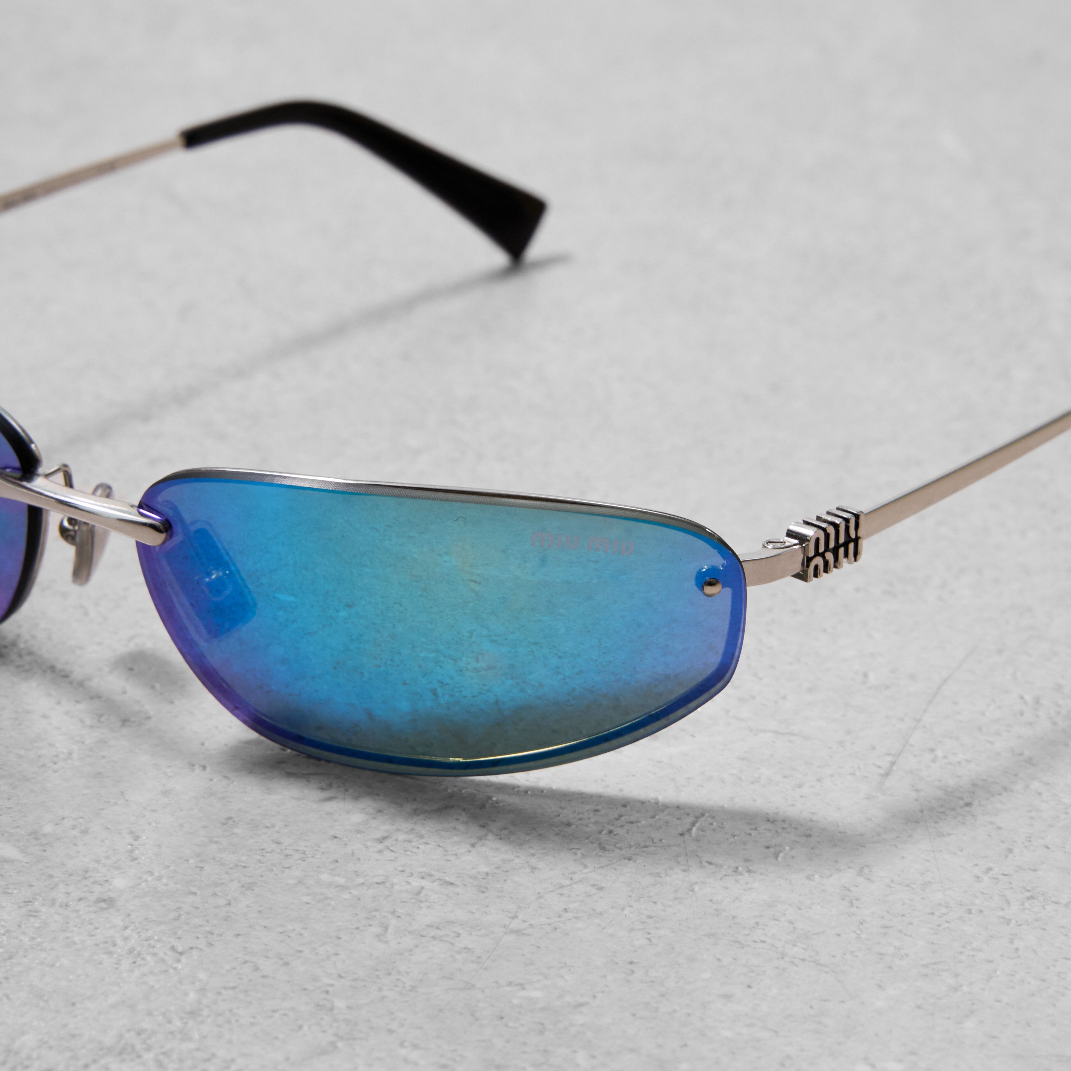 Miu Miu MIU MIU MU A50S 1BC10K Sunglasses Size ONE SIZE - 4 Thumbnail