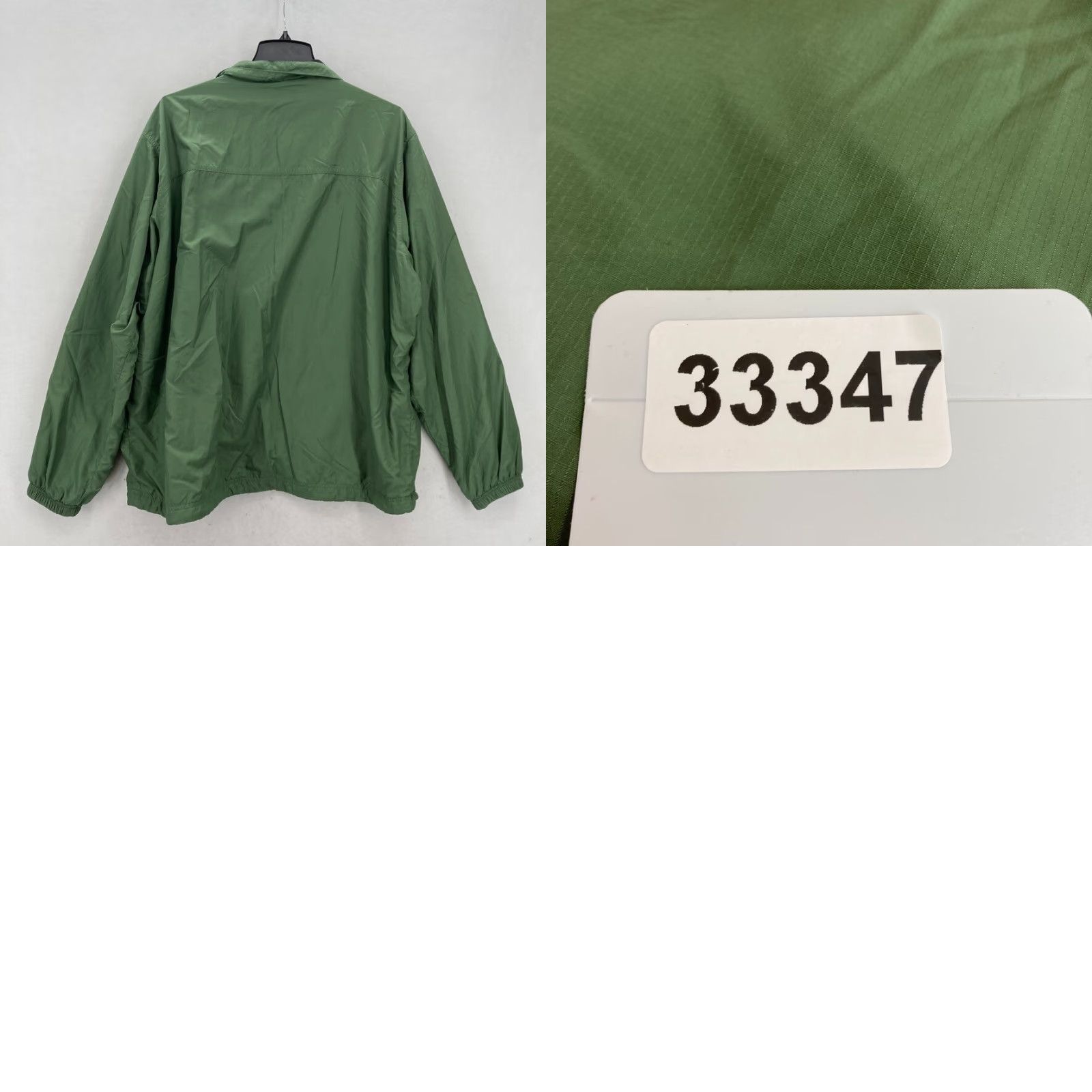 Vintage REI Windbreaker Jacket Mens XL Green Nylon Full Zip Hiking Long Sleeve Mock Neck Size US XL / EU 56 / 4 - 9 Thumbnail