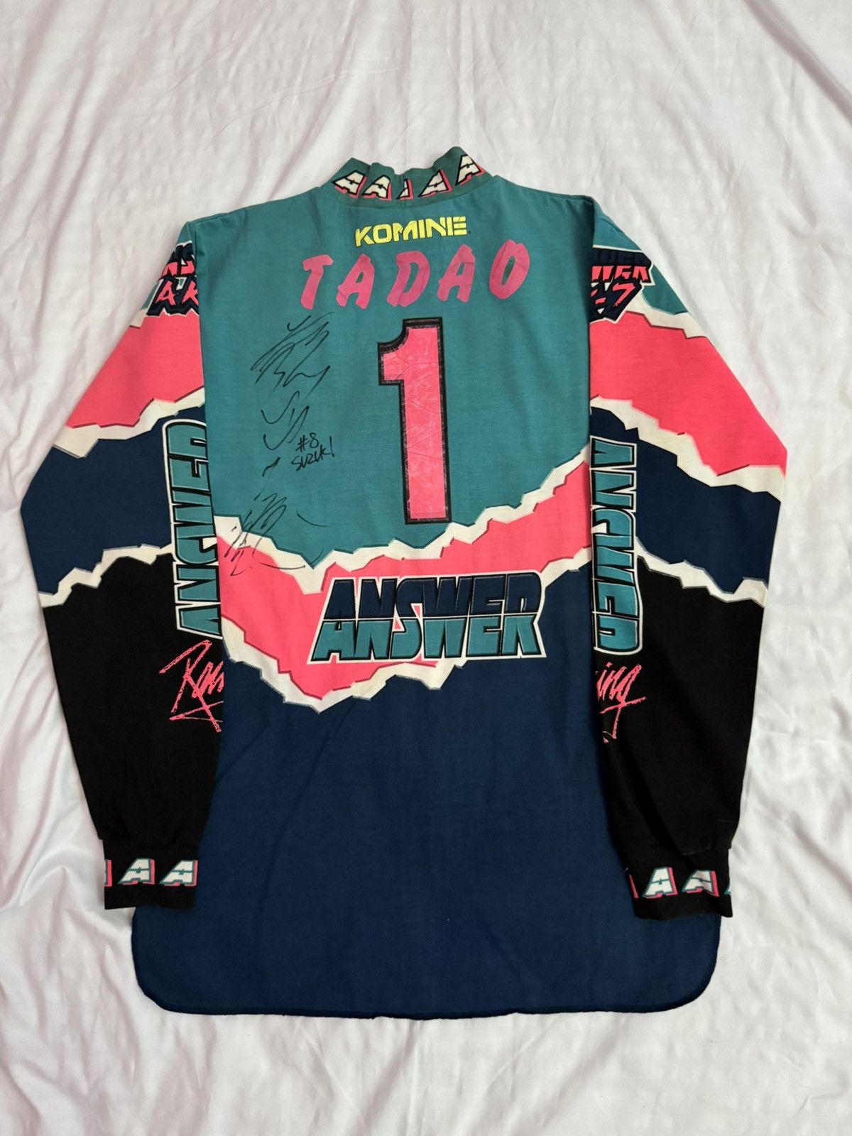 Vintage Vintage 90s Answer Racing Motocross Jersey Size US M / EU 48-50 / 2 - 6 Thumbnail