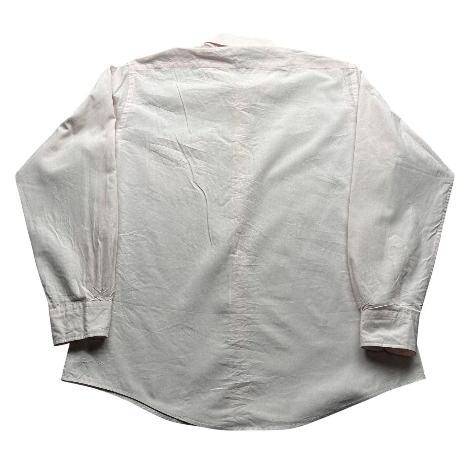 Yves Saint Laurent Vintage 90s YSL Yves Saint Laurent Pink Dress Shirt Mens XL Size US XL / EU 56 / 4 - 2 Thumbnail