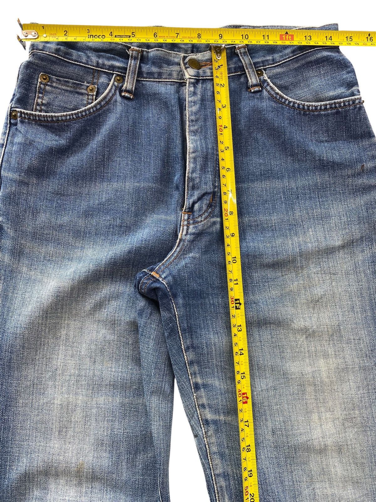 Edwin Edwin x Something Faded Wash Straight Leg Style Jeans Size US 29 - 6 Thumbnail