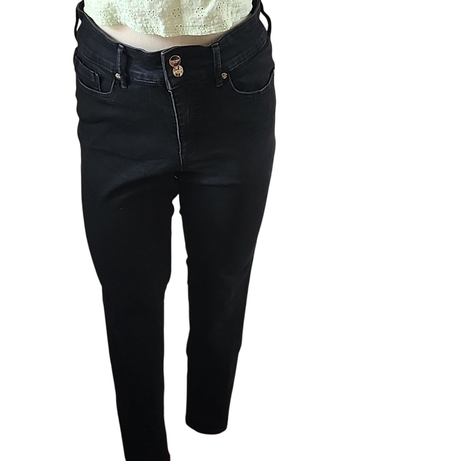 Nine West Nine West black skinny jeans size 10 Size 32" / US 10 / IT 46 - 1 Thumbnail