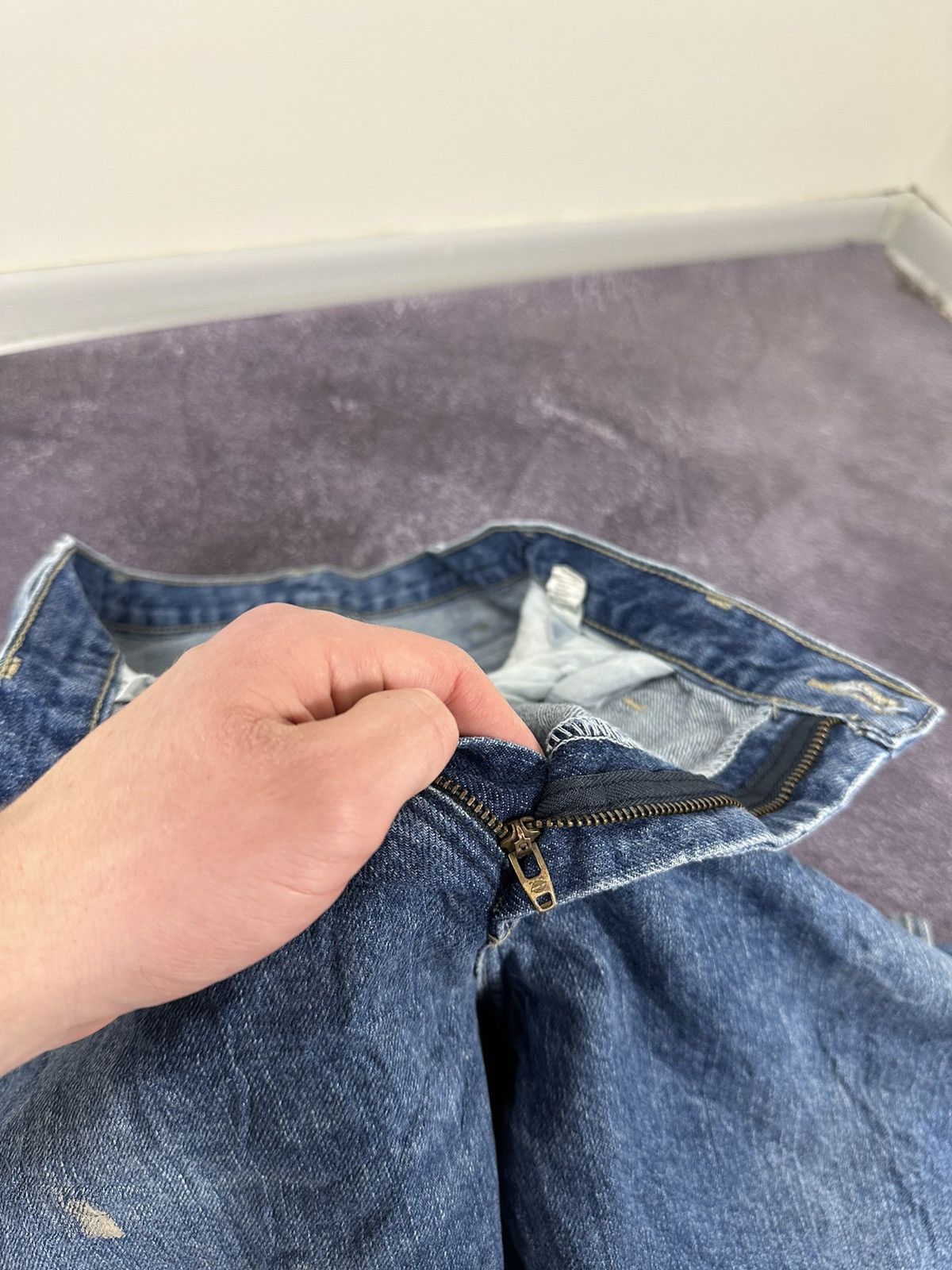 Dickies Vintage Dickies Baggy Denim Carpenter Hype Work Jeans Pants Size US 34 / EU 50 - 18 Thumbnail