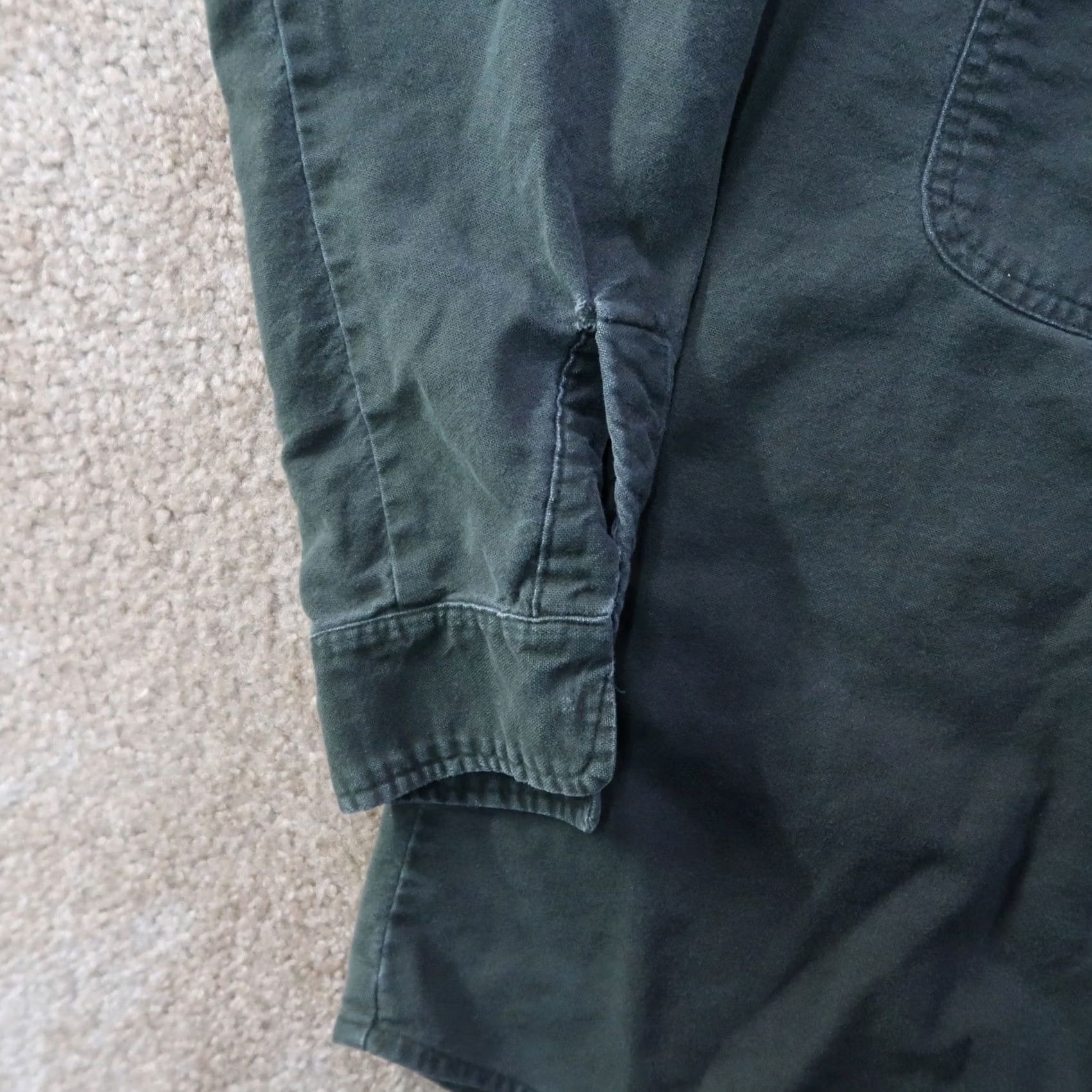Vintage VINTAGE OshKosh Flannel Shirt Men Large Green Long Sleeve Button Front Shirt Size US L / EU 52-54 / 3 - 3 Thumbnail