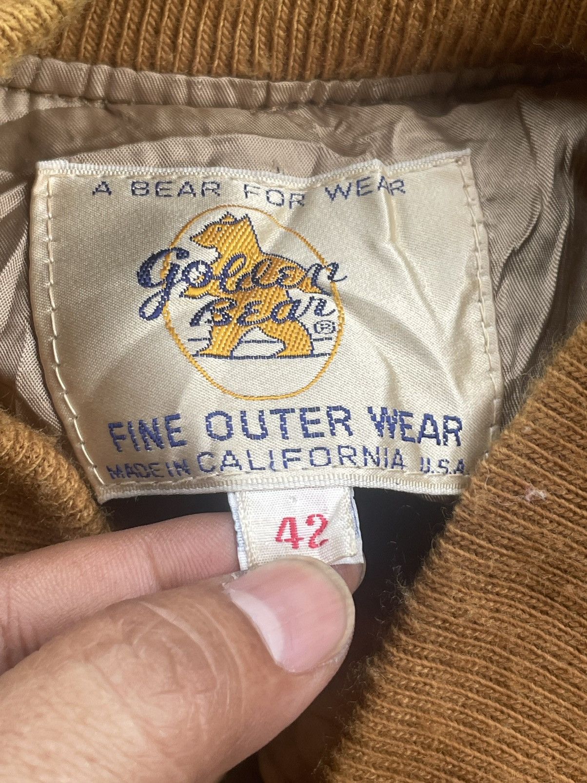 Other Vintage 60’s Golden Bear Suede Leather JKT Size US L / EU 52-54 / 3 - 17 Thumbnail