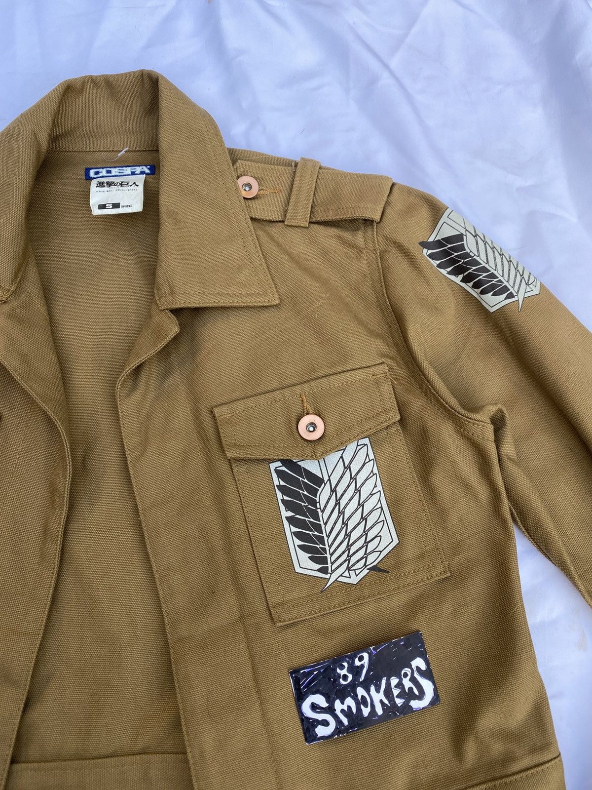 Anime × Japanese Brand Vintage cospa Attack on titan shingeki no kyojin crop jacket Size US S / EU 44-46 / 1 - 4 Thumbnail