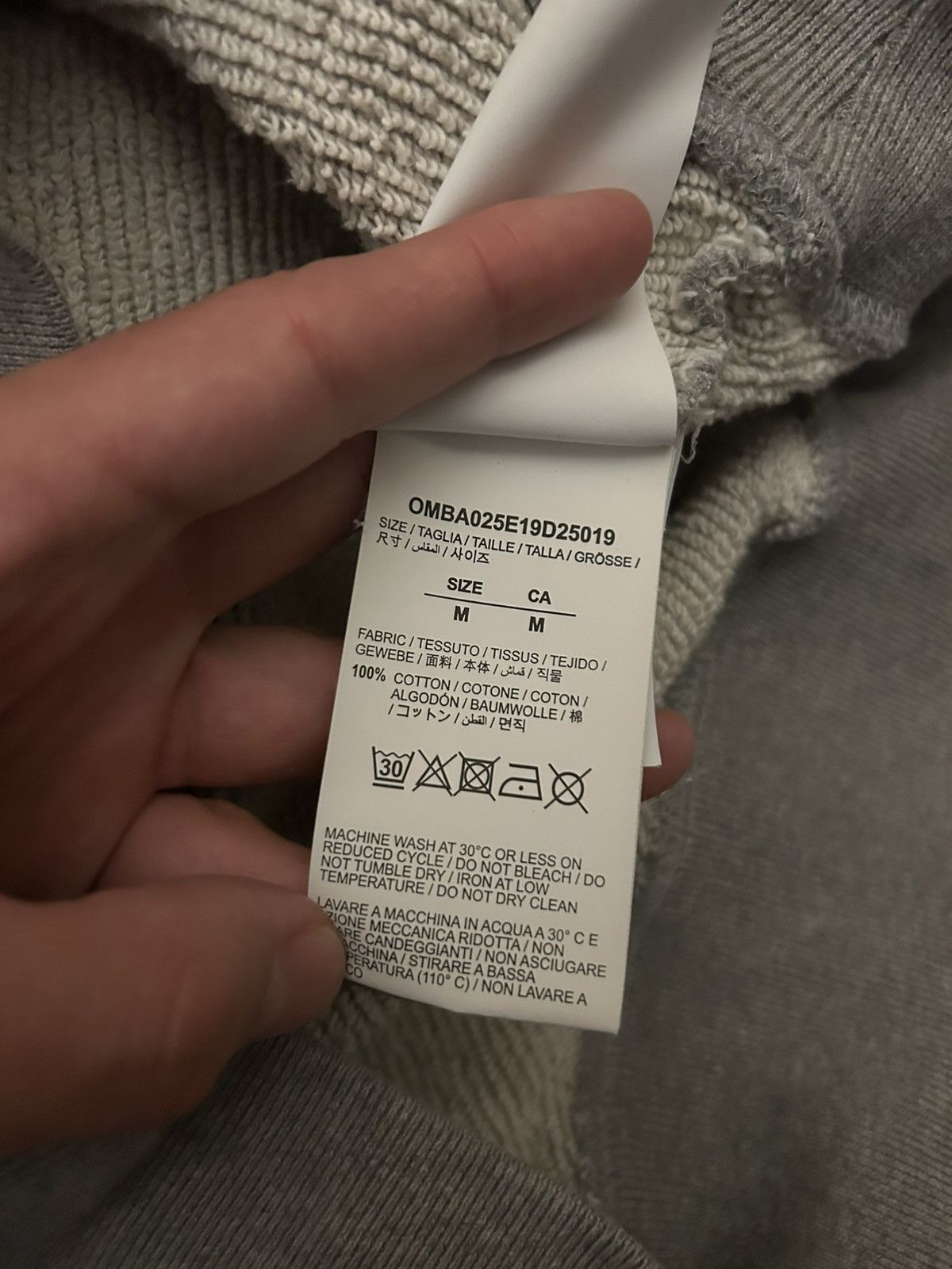 Off-White Rare Off White Main Label 2013 Grey Crewneck Sweatshirt Size US M / EU 48-50 / 2 - 6 Thumbnail