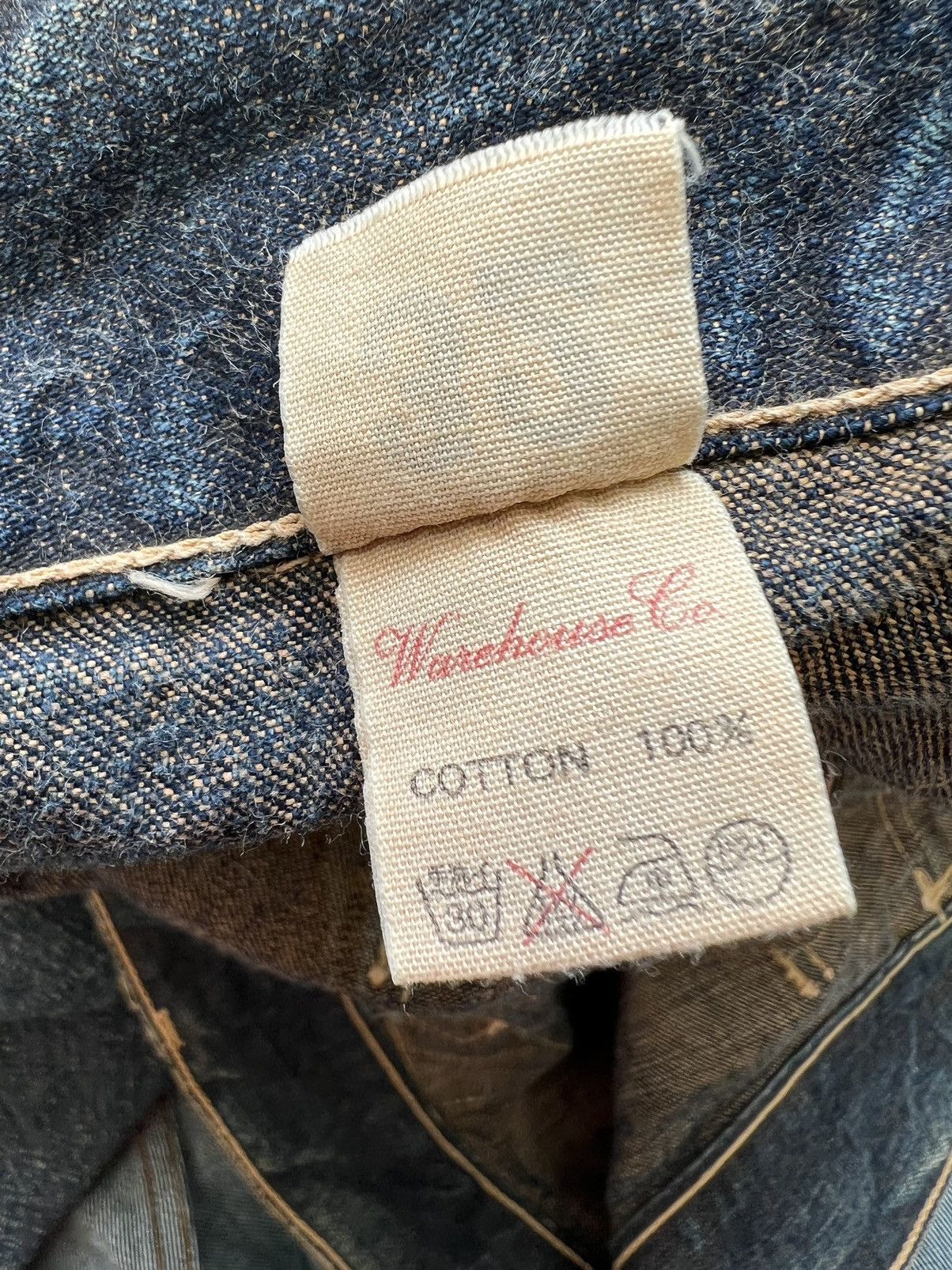 Warehouse Warehouse DW WWII US Military Style Buckle Back Denim Pant Size US 32 / EU 48 - 22 Thumbnail